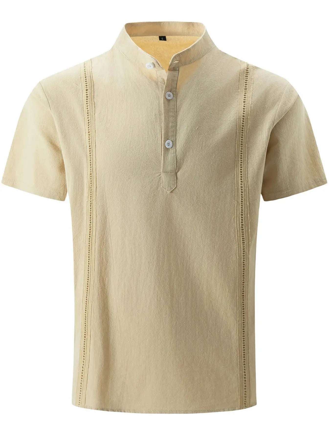 Men’s Big & Tall Casual Shirt – Button Trim, Short Sleeves
