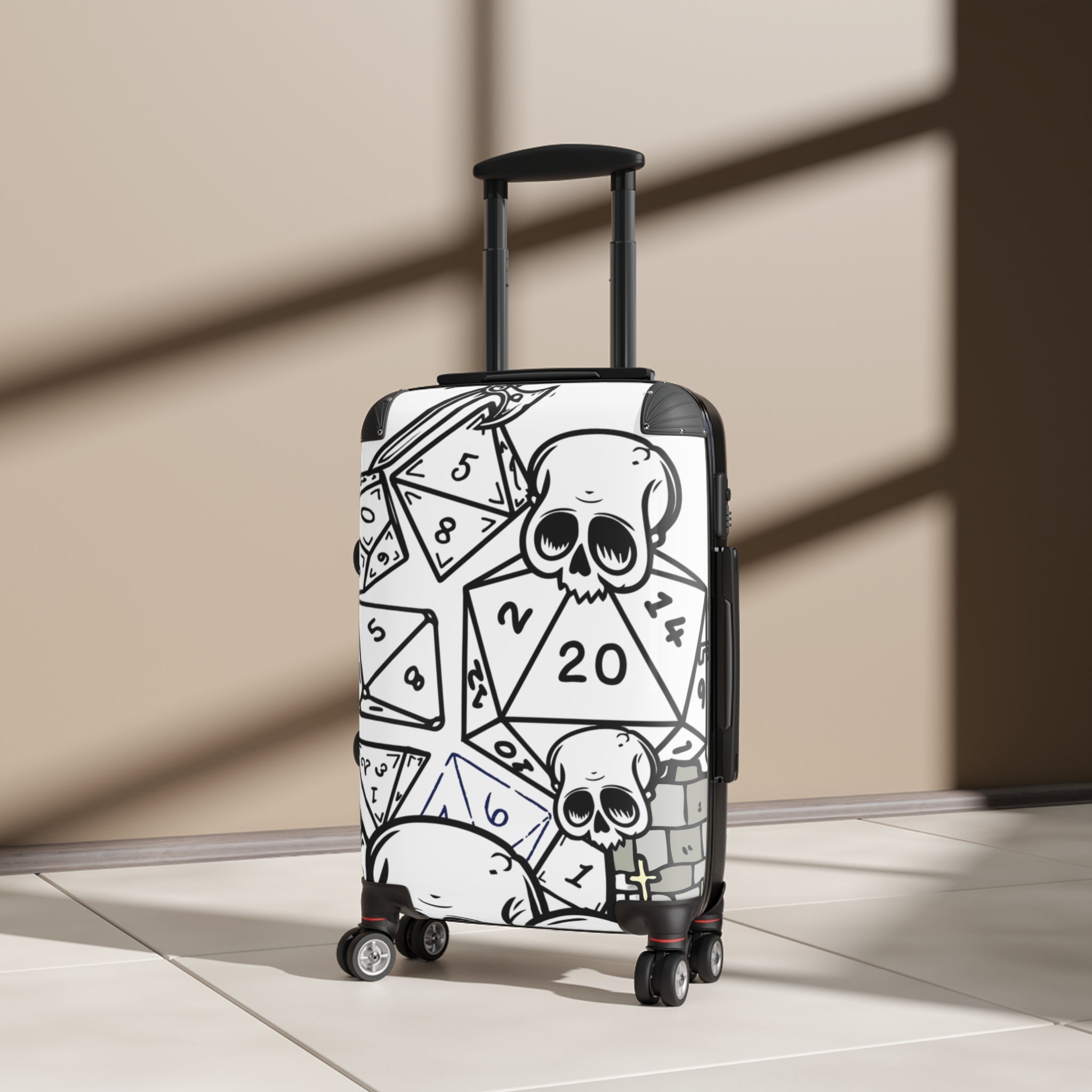 Luggage: Skull DND Gaming Suitcase