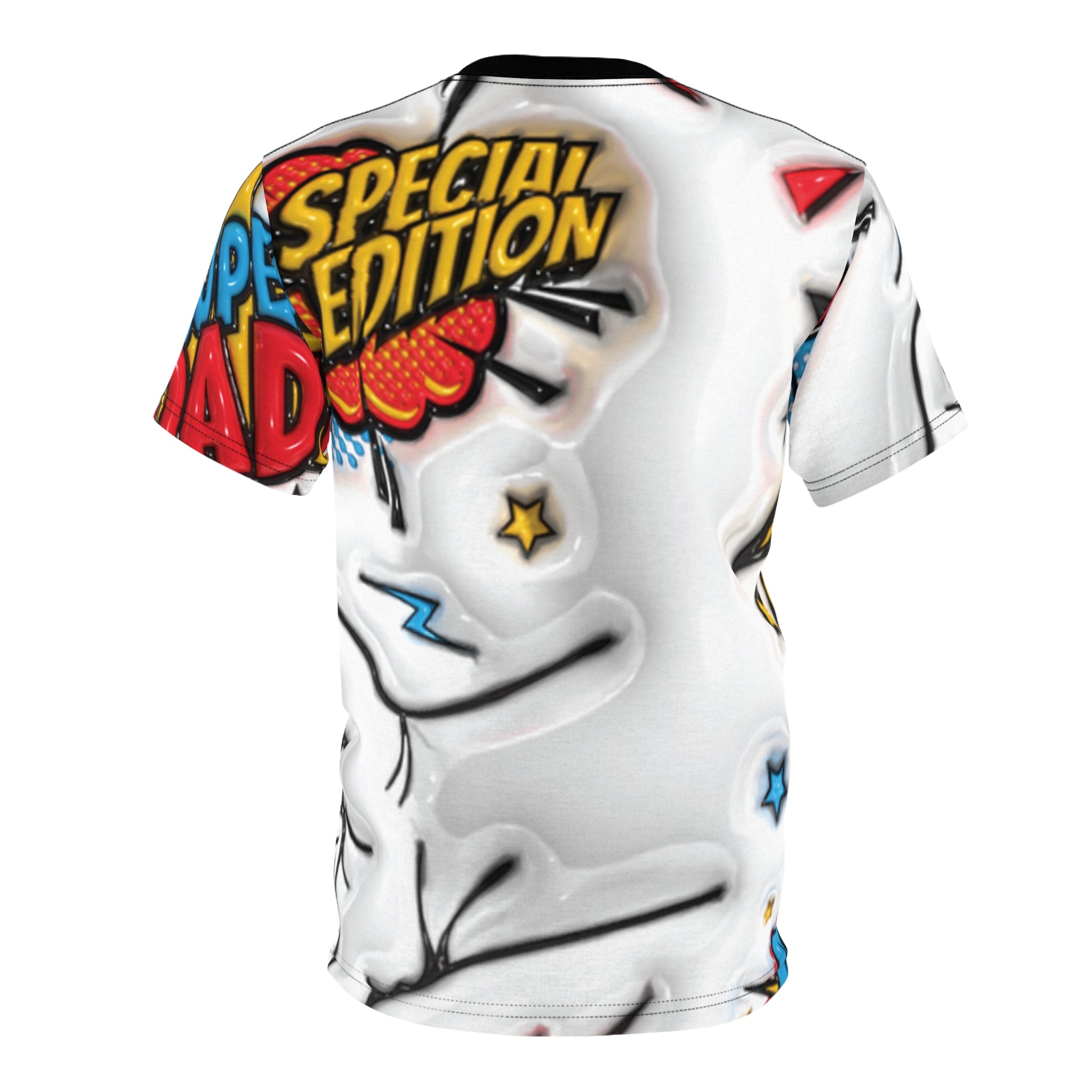 Shirt: Father's Day Super Dad Fun AOP Print Shirt