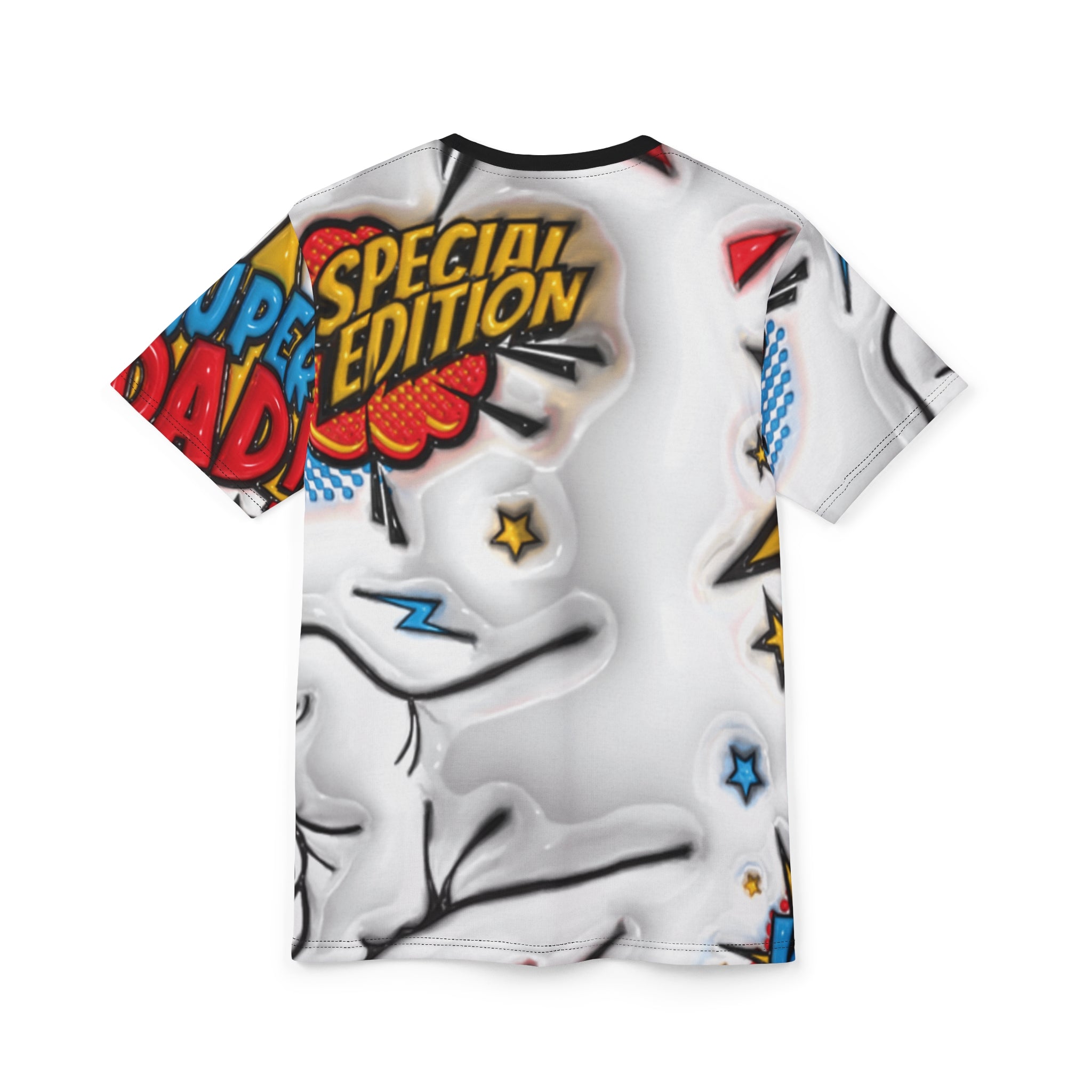 Shirt: Father's Day Super Dad Fun AOP Print Shirt
