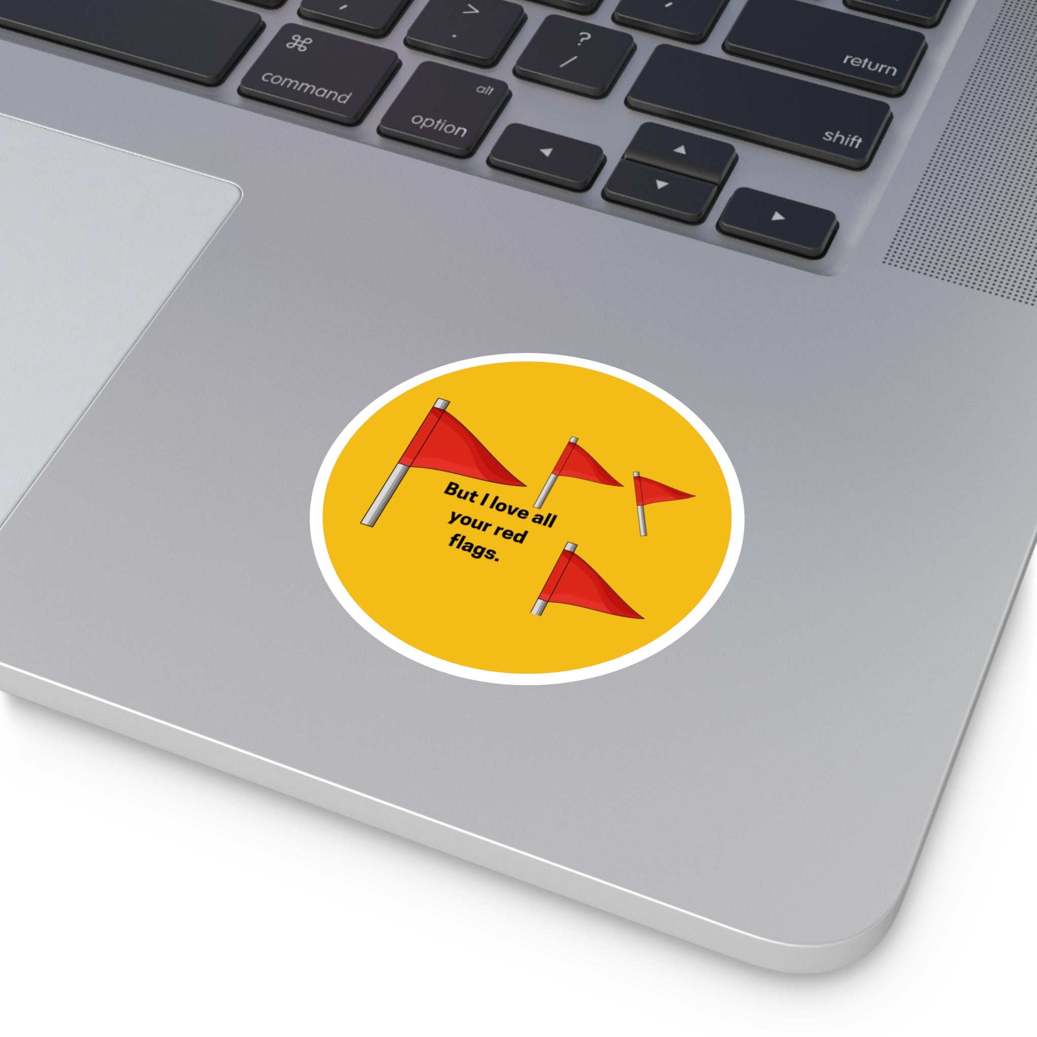 Sticker: Red Flags | Outdoor