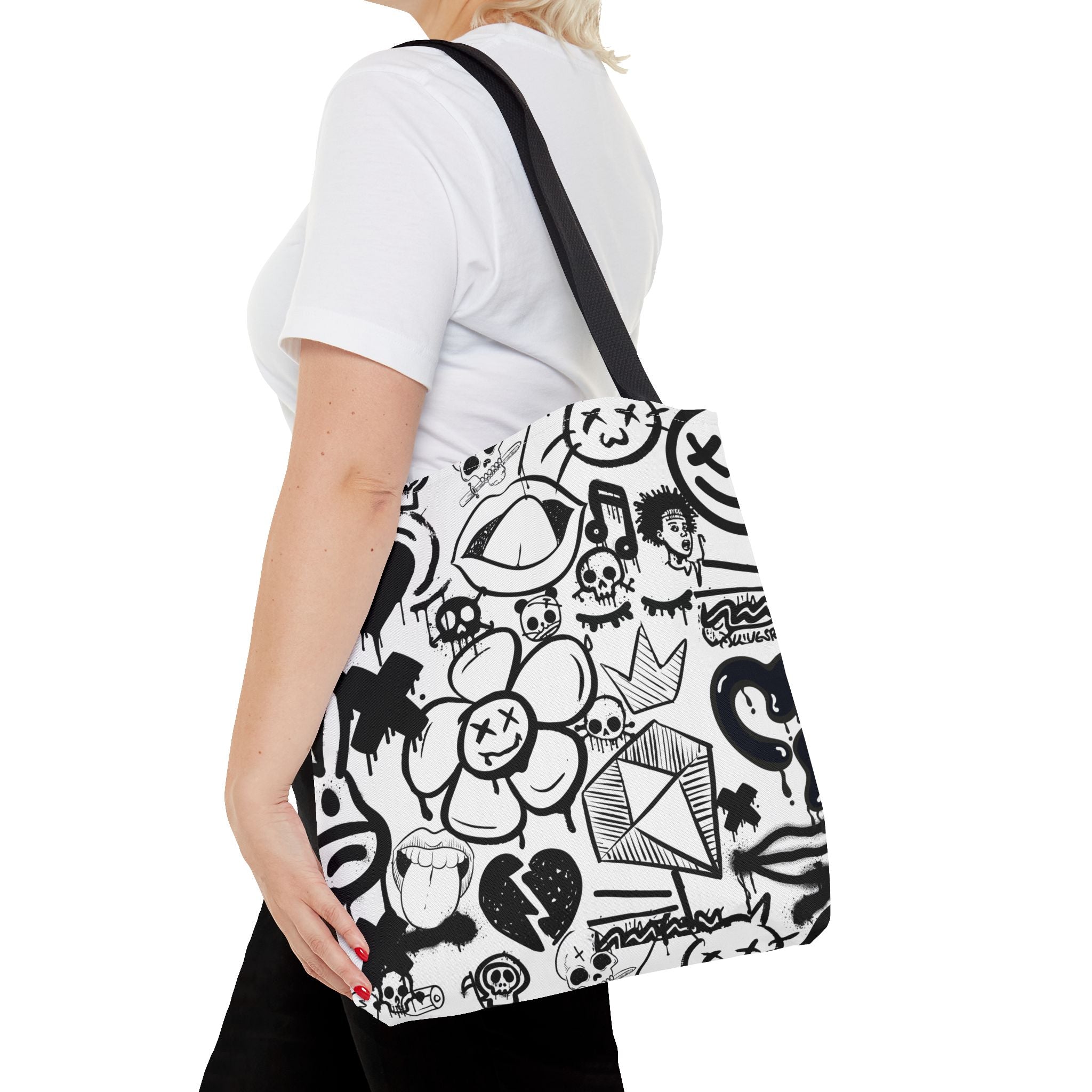 Tote Bag: Graffiti Retort | Inky Funk Design