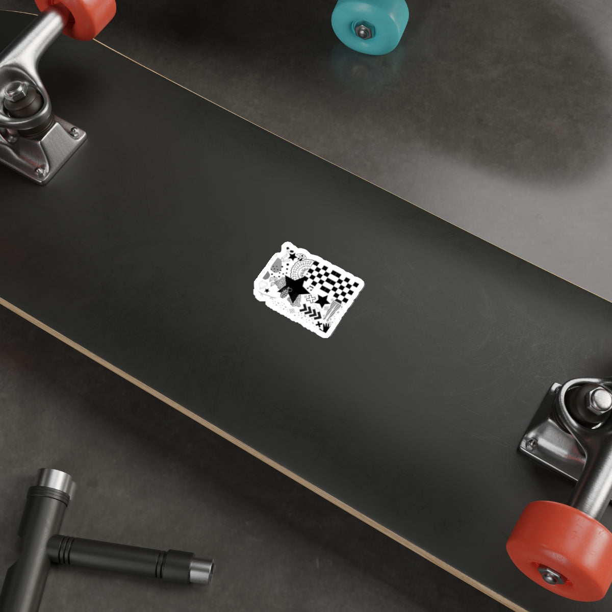 Die-Cut Stickers: Calm Like A Bomb Design