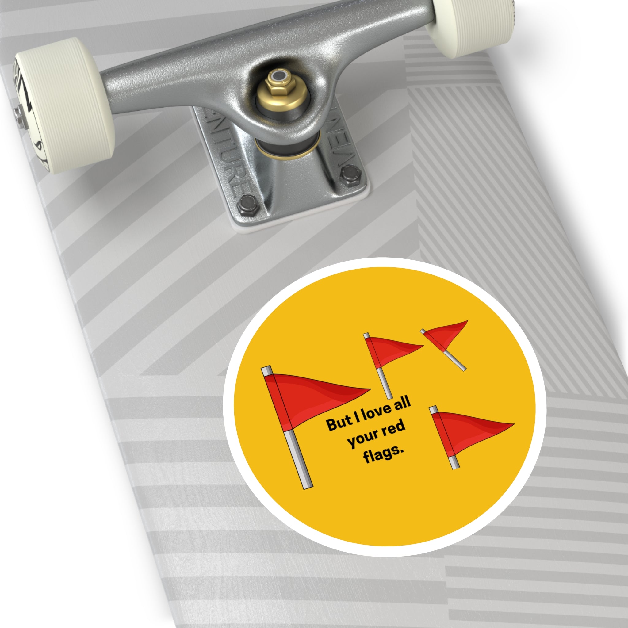Sticker: Red Flags | Outdoor