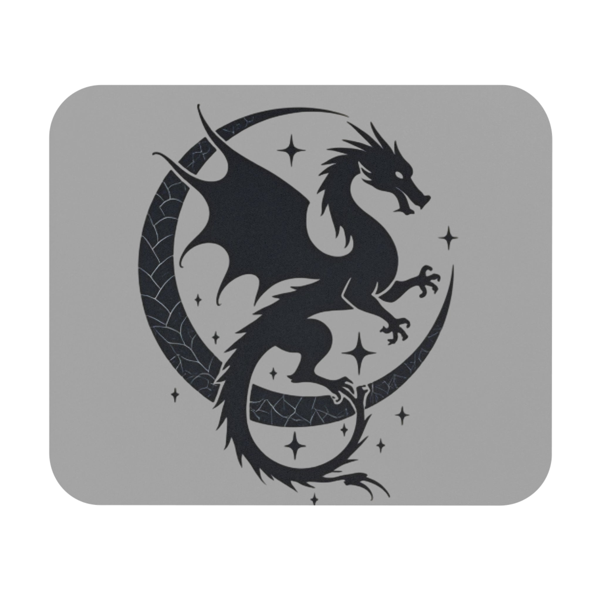 Mystical Dragon Mouse Pad with vibrant fantasy design, perfect gamer gift and unique office desk mat.