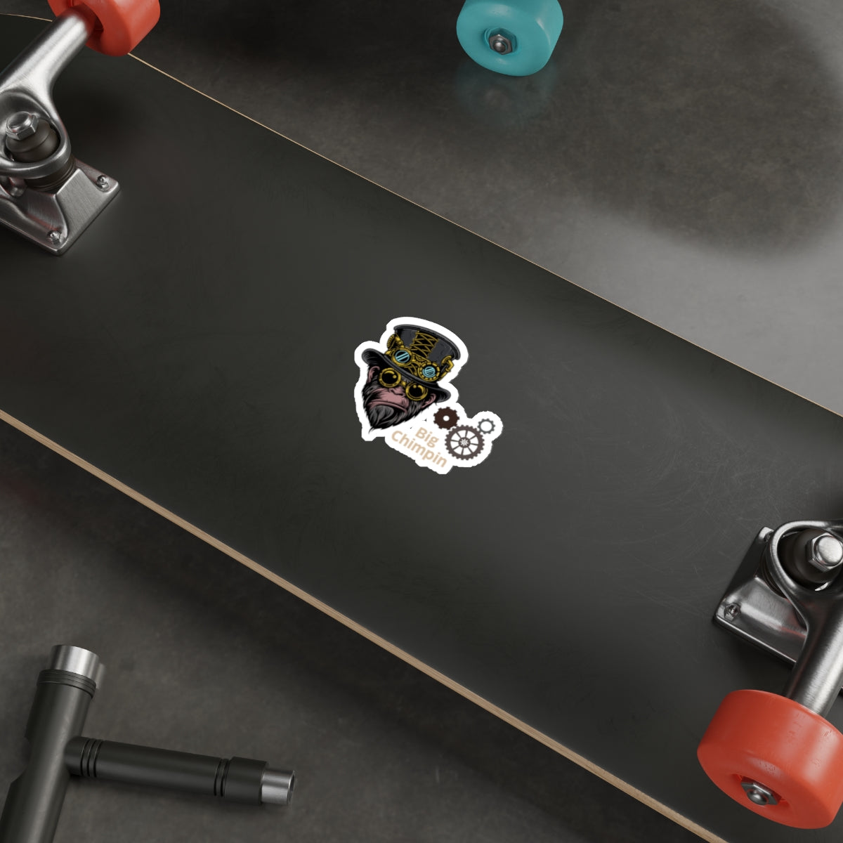 Stickers: Big Chimpin | Steampunk Design