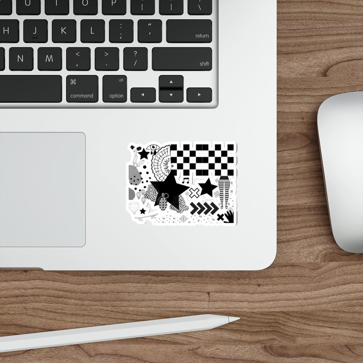 Die-Cut Stickers: Calm Like A Bomb Design