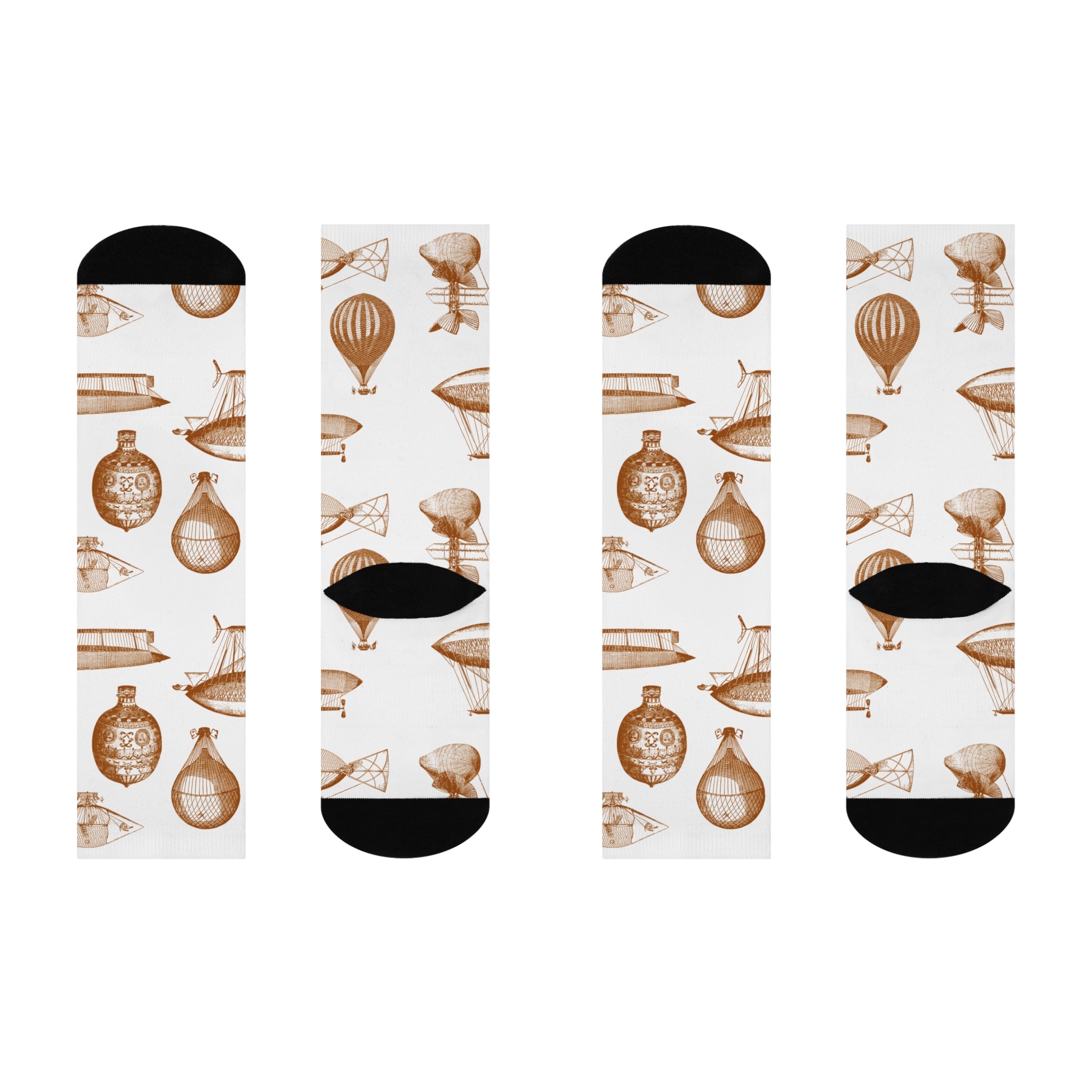 Crew Socks: Dirigible | Hot Air to Float Away