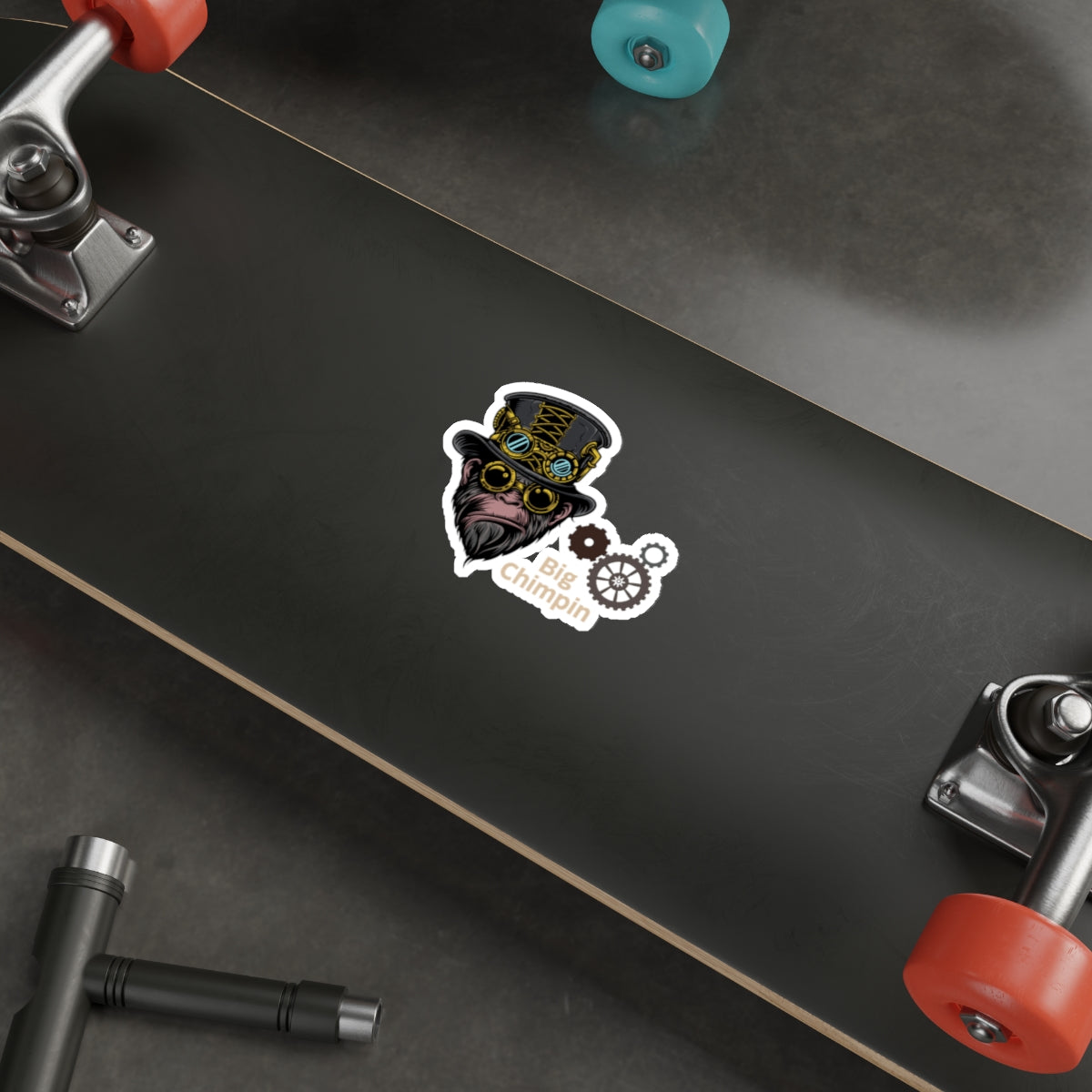 Stickers: Big Chimpin | Steampunk Design