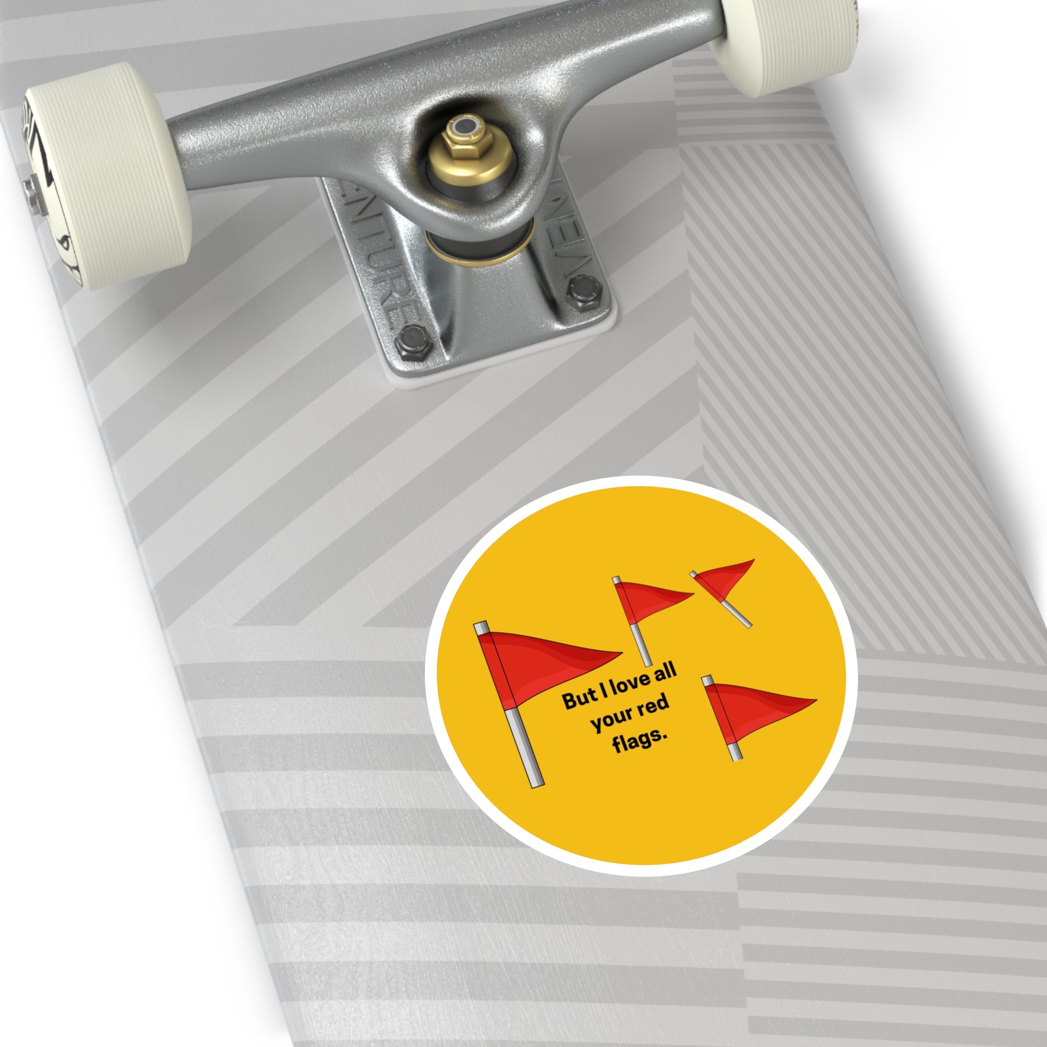 Sticker: Red Flags | Outdoor