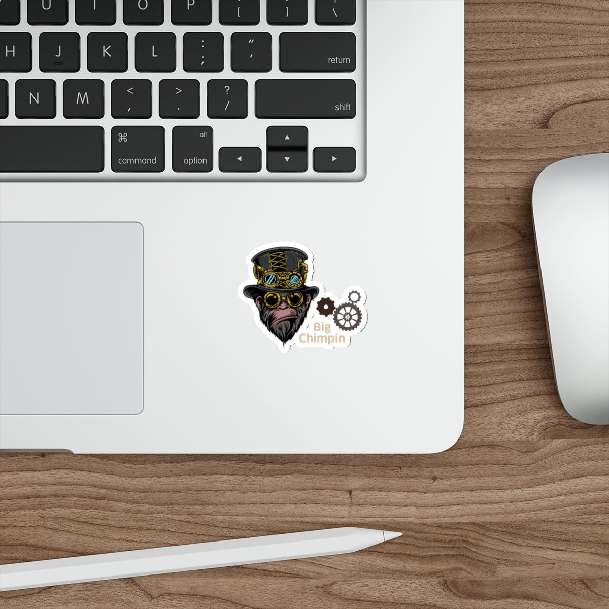 Stickers: Big Chimpin | Steampunk Design
