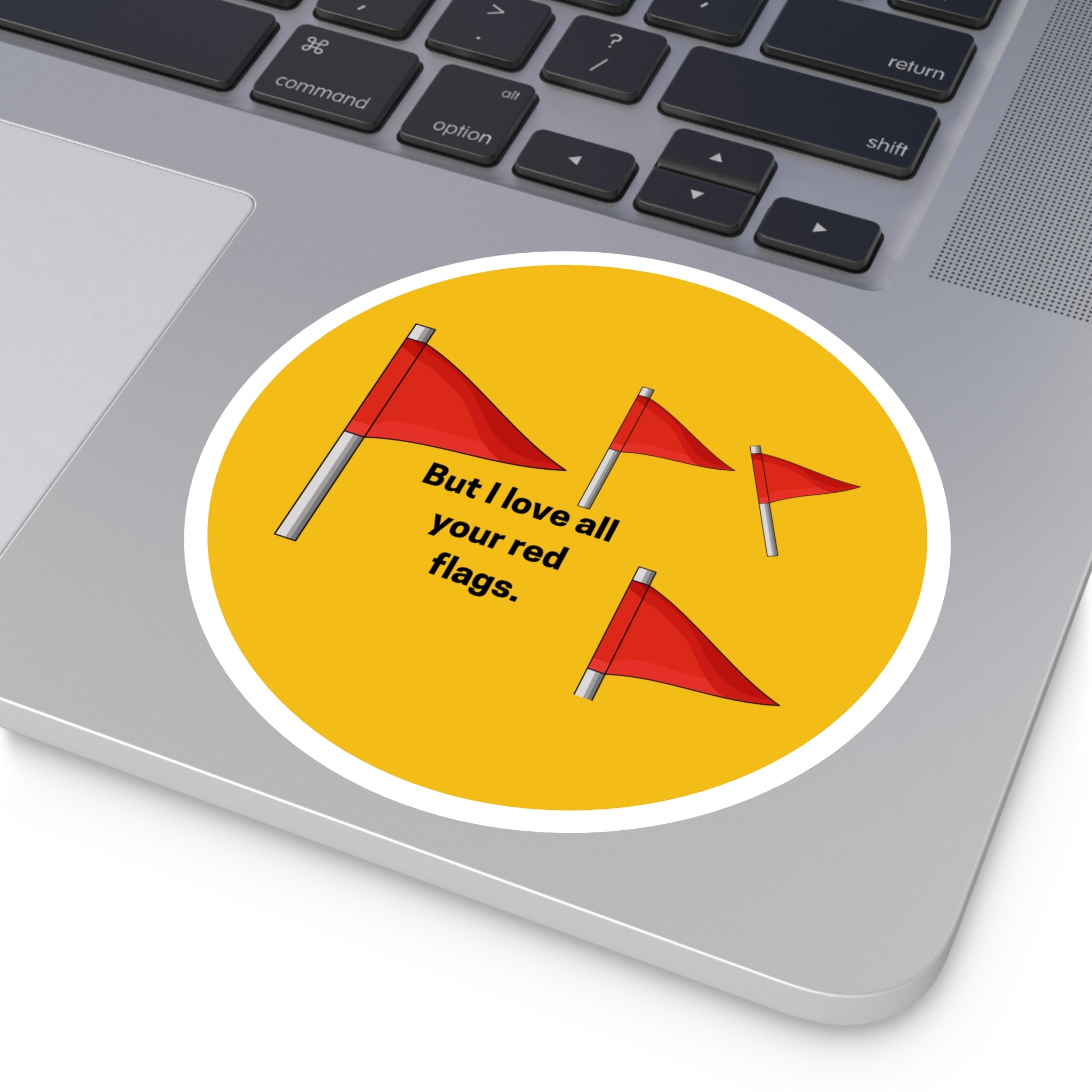 Sticker: Red Flags | Outdoor