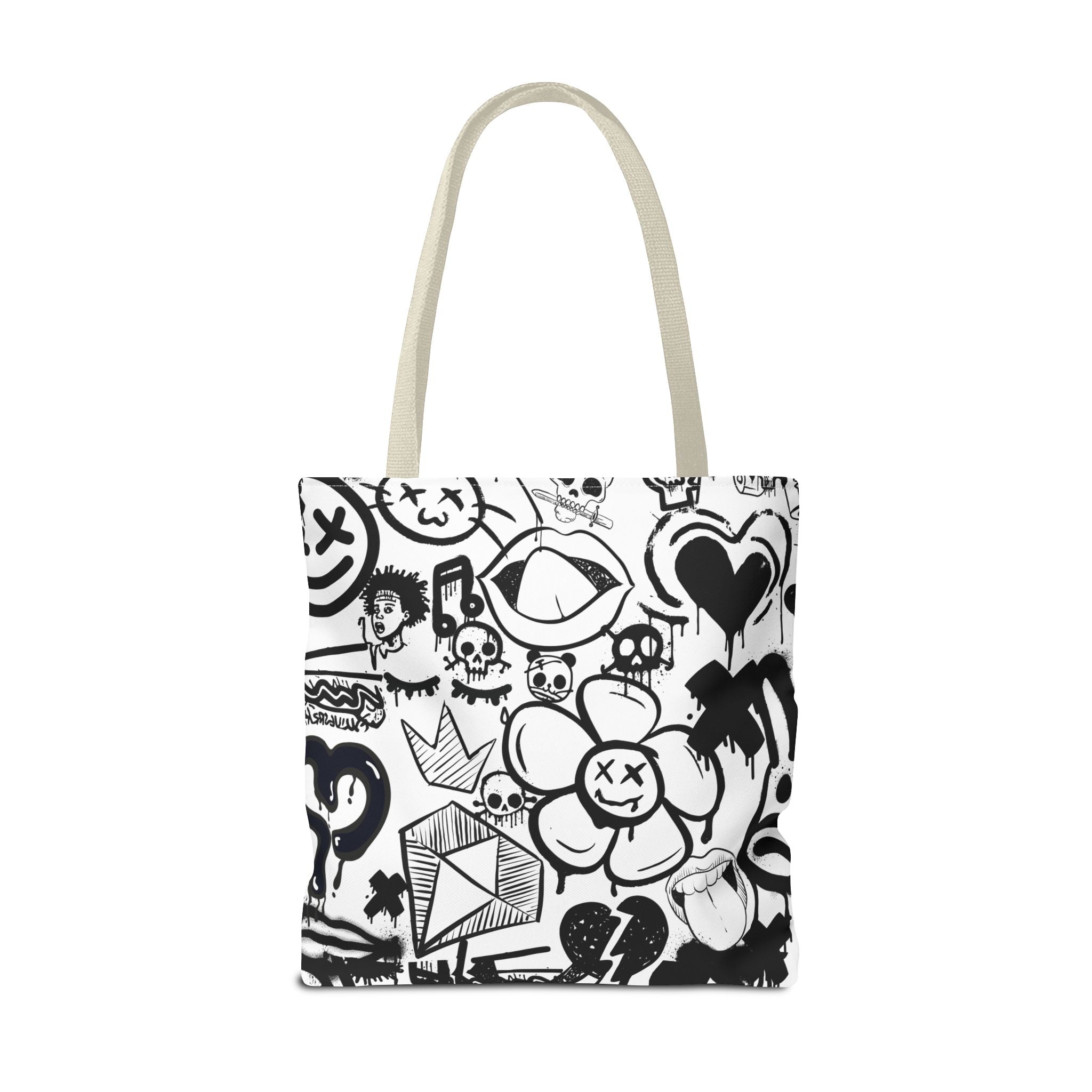 Tote Bag: Graffiti Retort | Inky Funk Design