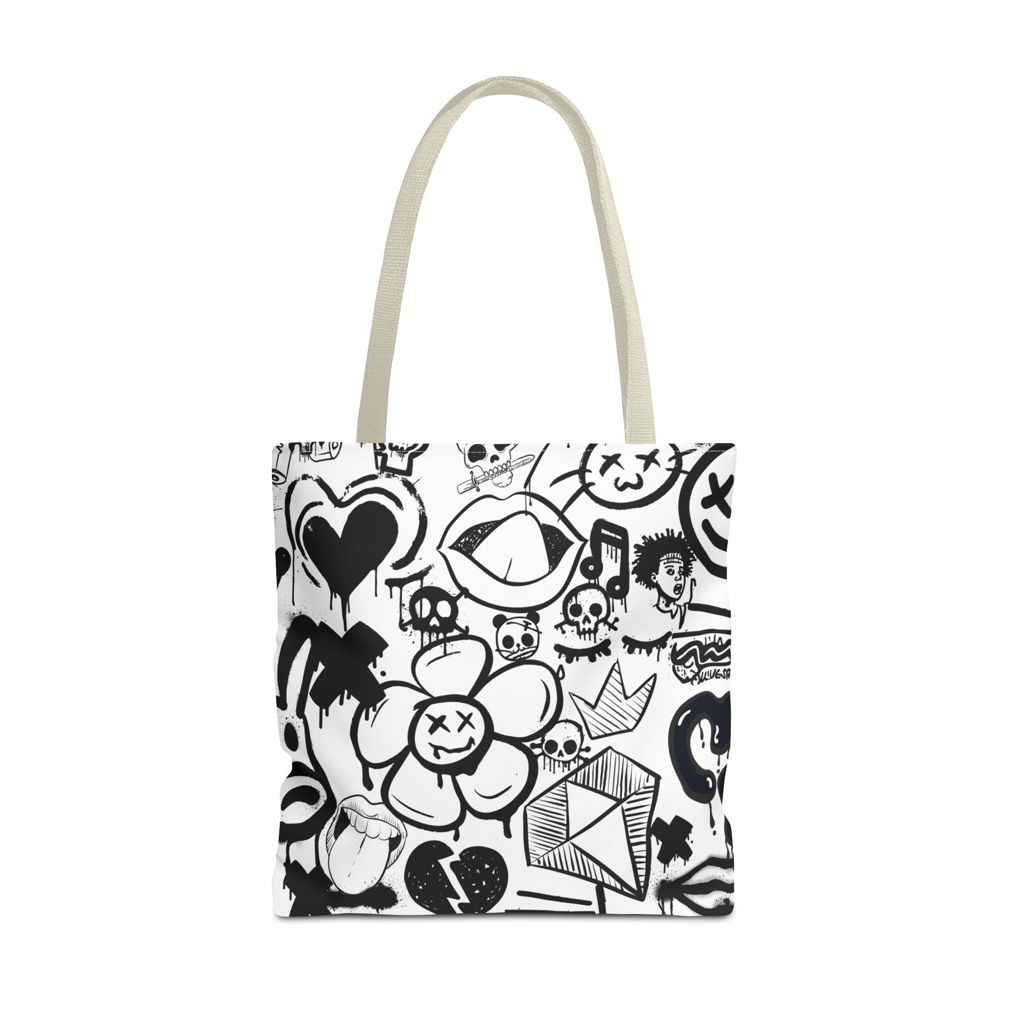 Tote Bag: Graffiti Retort | Inky Funk Design