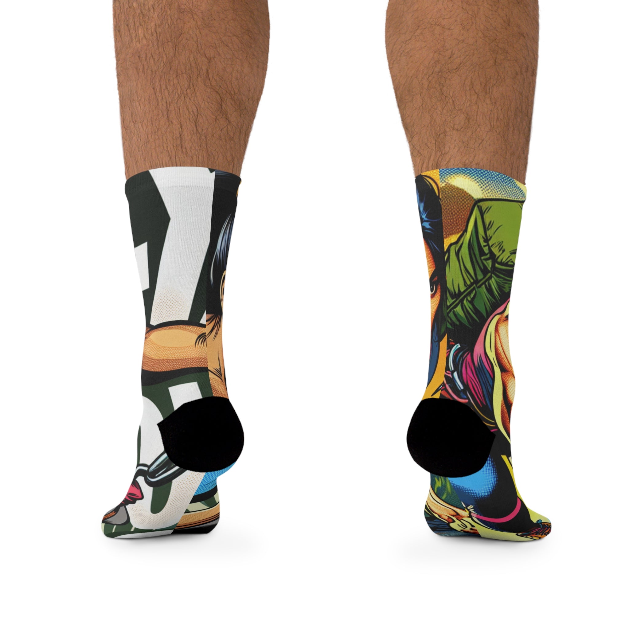 Socks: Eco-Friendly Asymetric Superhero Climber Socks