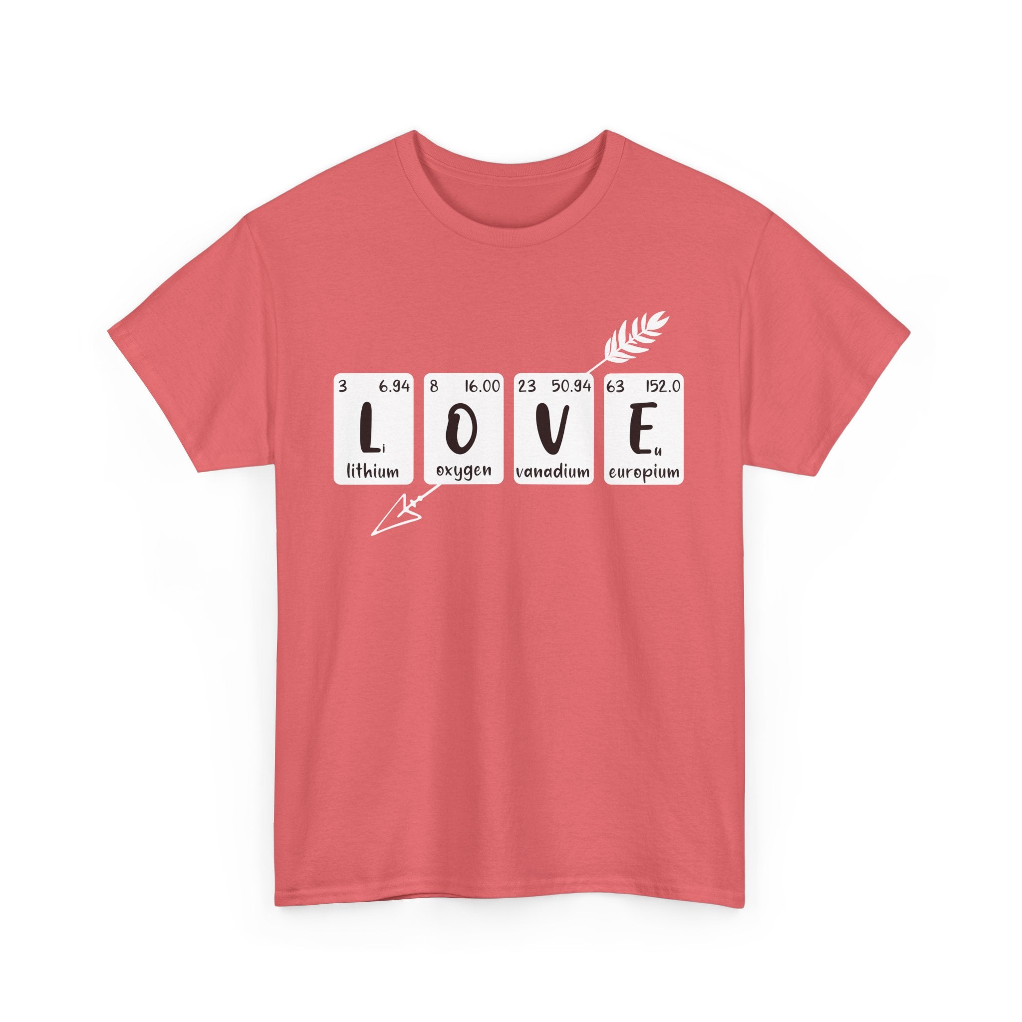 Unisex Heavy Cotton Tee - Love Elements Chemistry Shirt