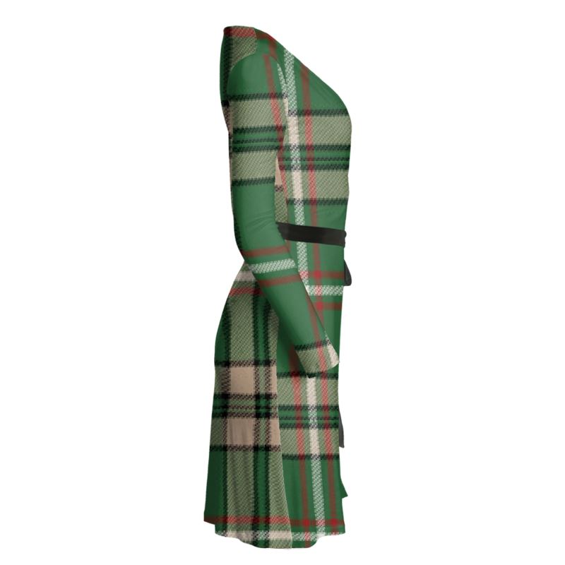 Dress: Customized Family Tartan Long-Sleeved - O’Neill Sample