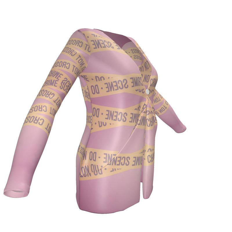 Ladies Cardigan: Crime Brulee Design | Ahem- With Pockets