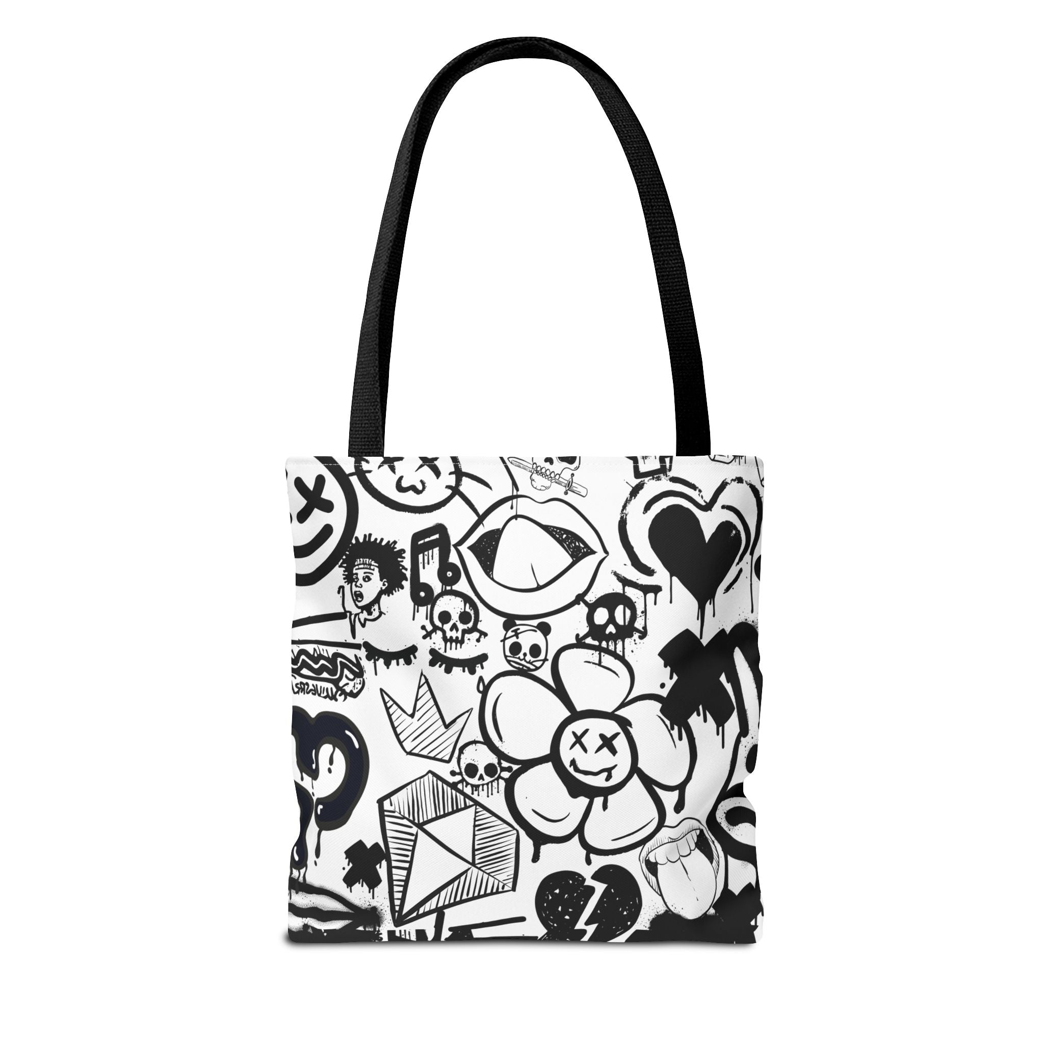 Tote Bag: Graffiti Retort | Inky Funk Design