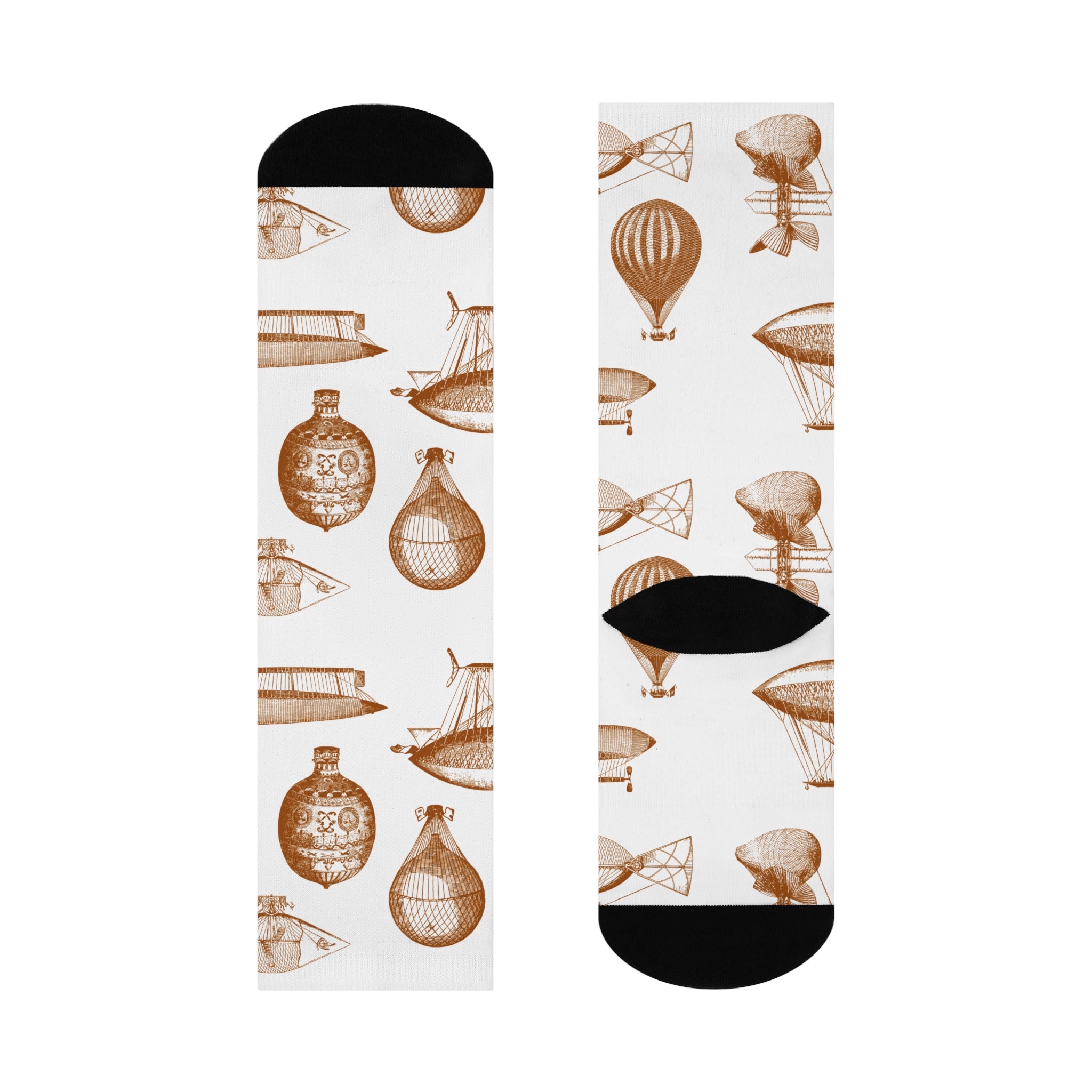 Crew Socks: Dirigible | Hot Air to Float Away