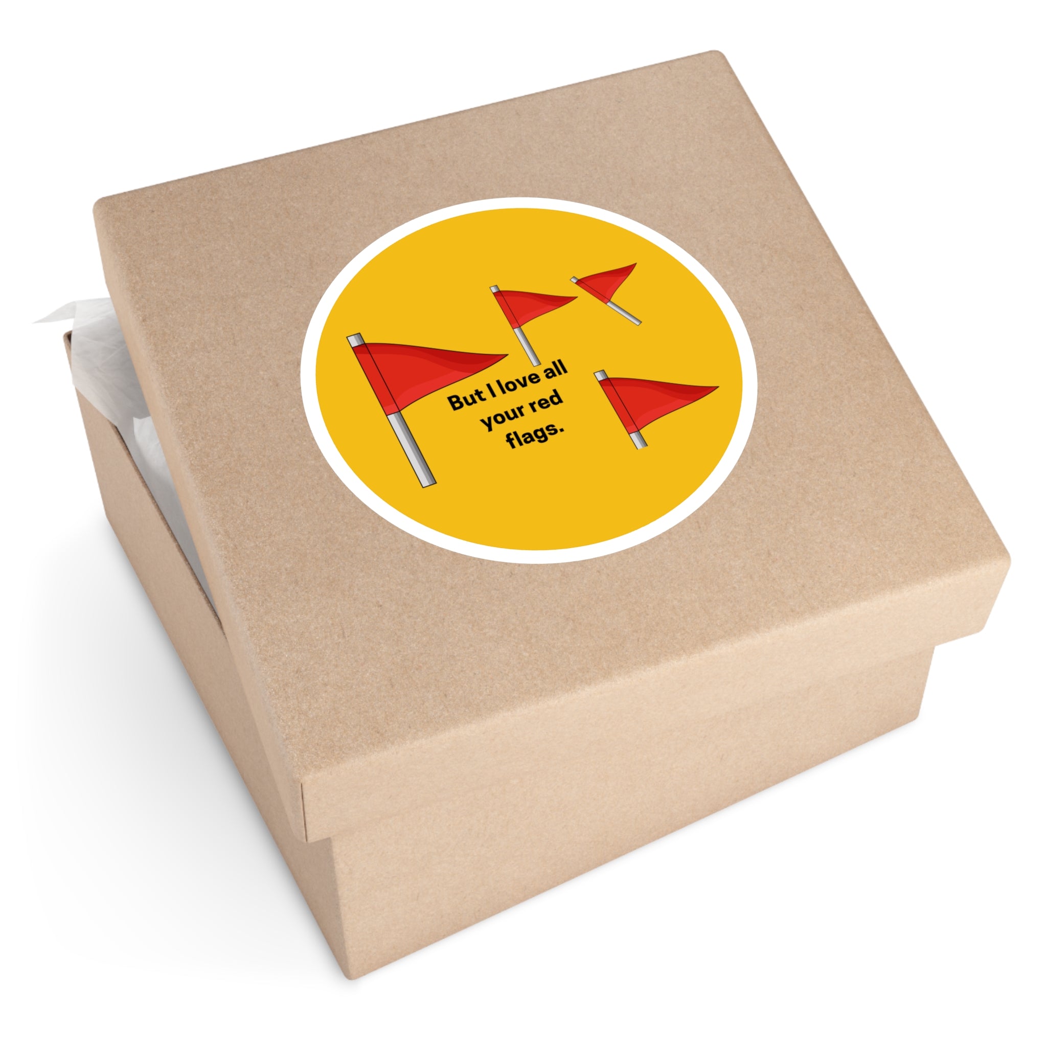 Sticker: Red Flags | Outdoor