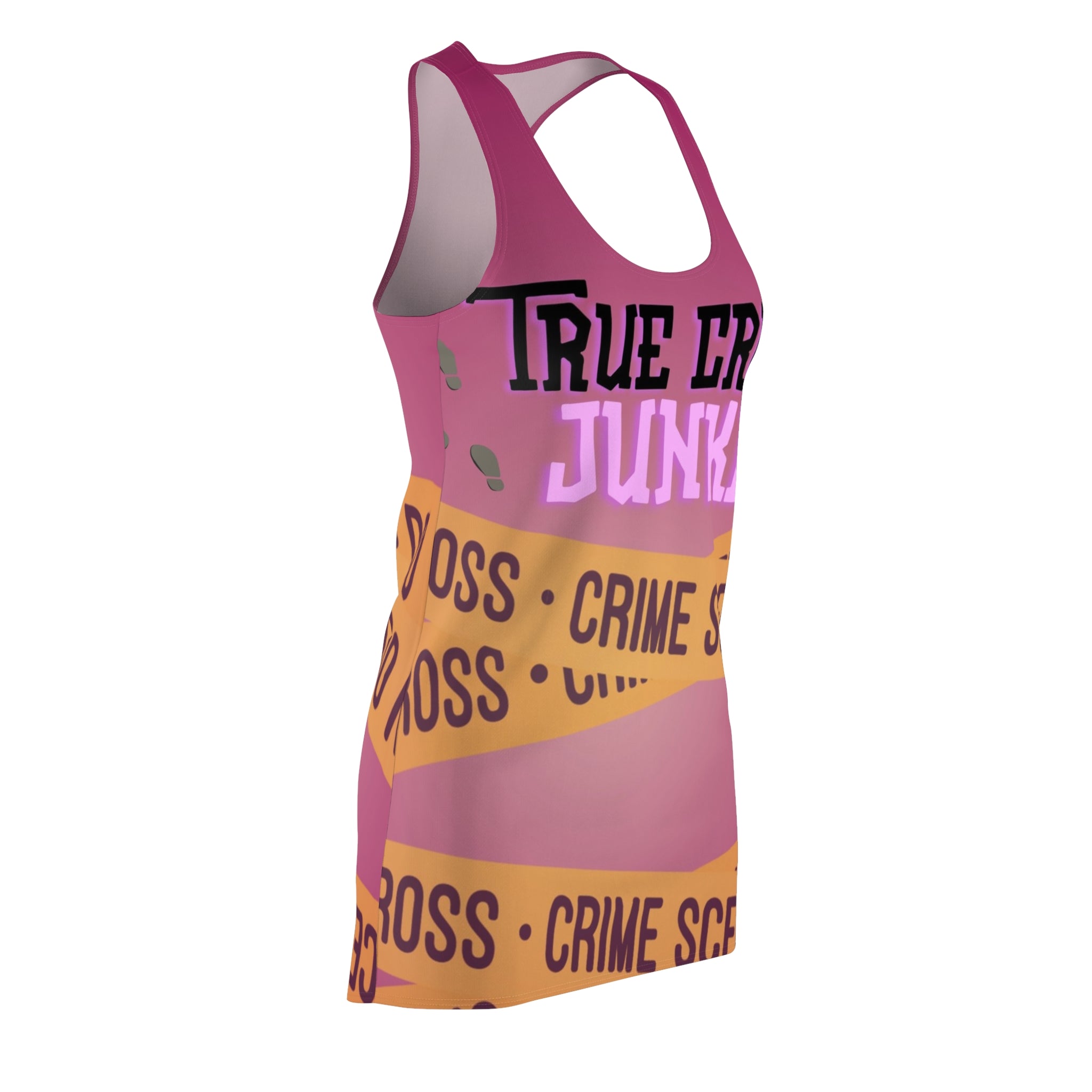 Racerback Dress: True Crime | Pink and Yellow