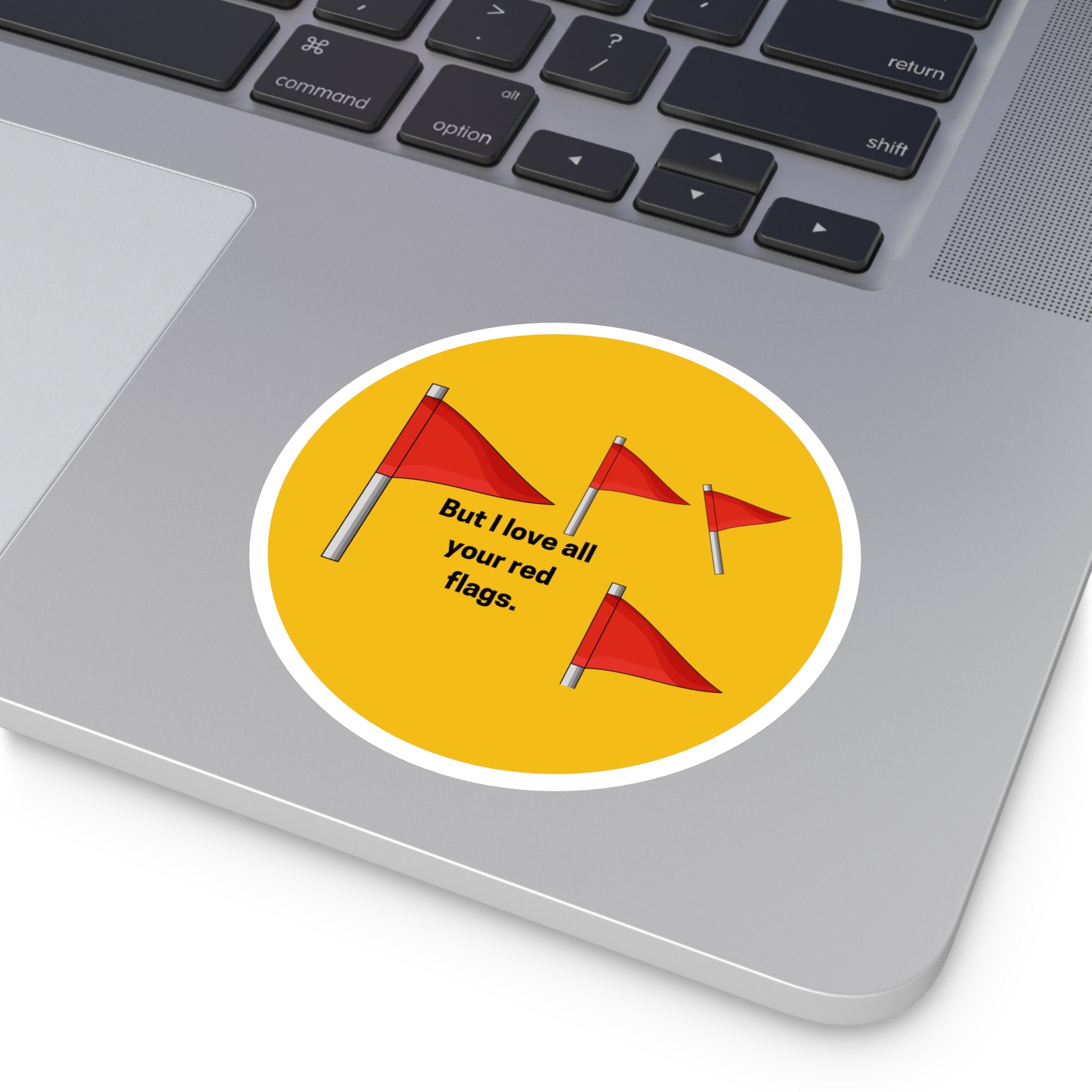 Sticker: Red Flags | Outdoor