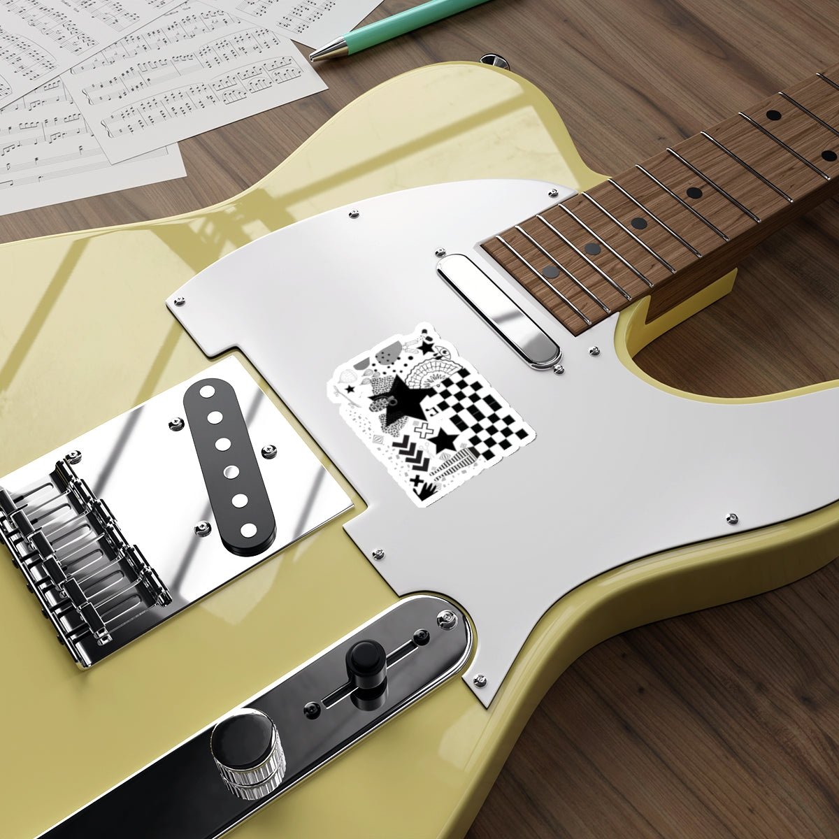 Die-Cut Stickers: Calm Like A Bomb Design