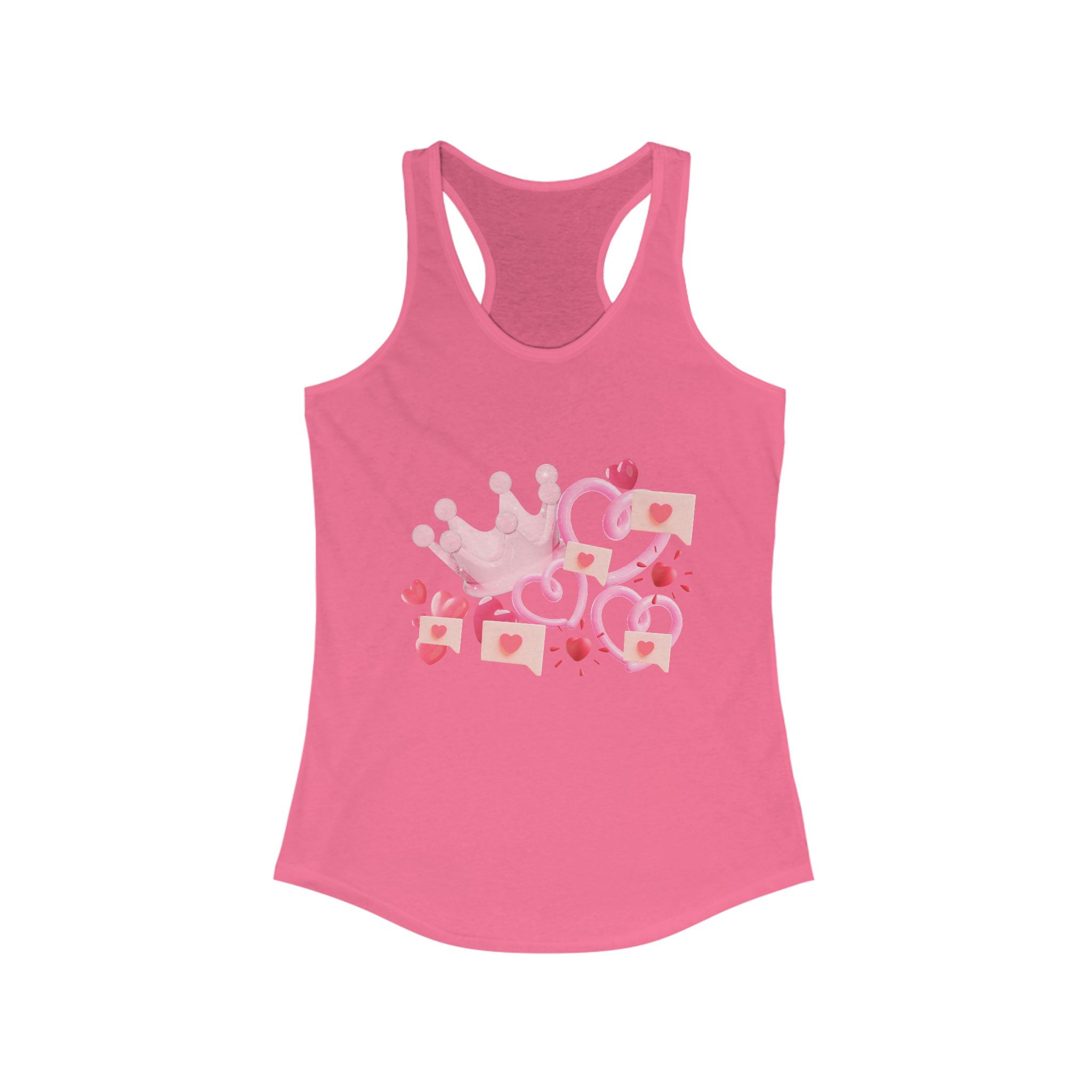 Women's Tanktop: Heartsy Design | Racerback Style