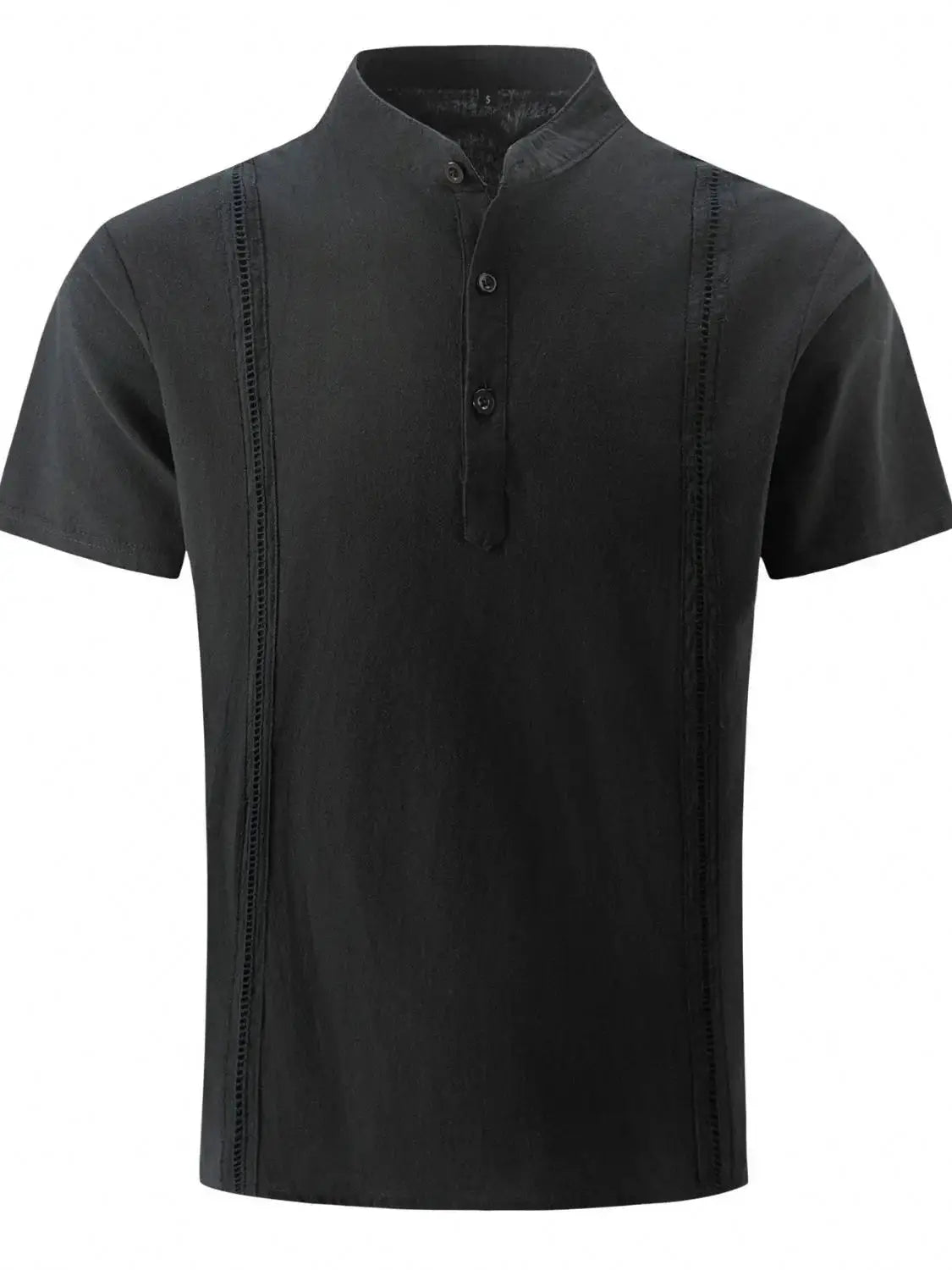 Men’s Big & Tall Casual Shirt – Button Trim, Short Sleeves