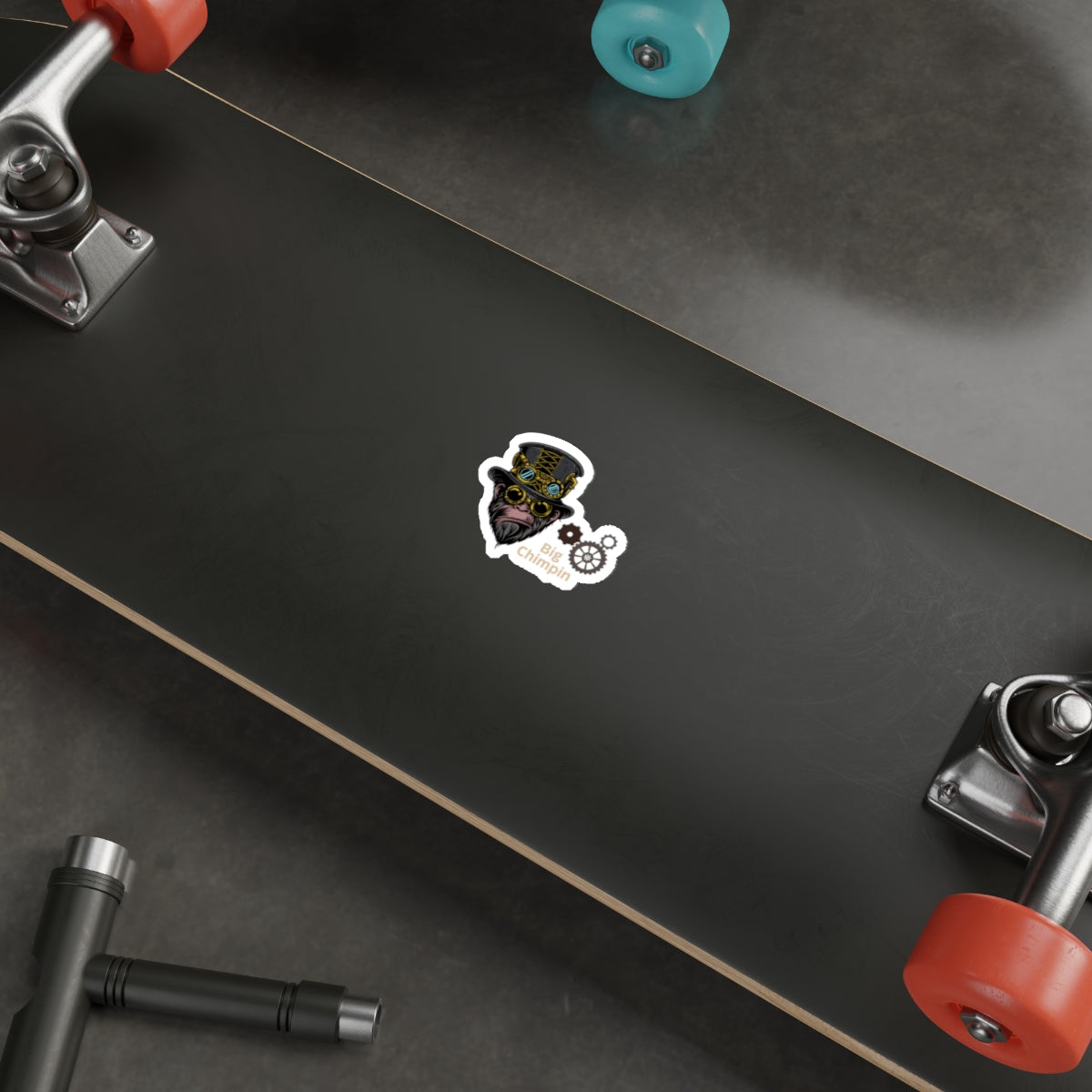 Stickers: Big Chimpin | Steampunk Design