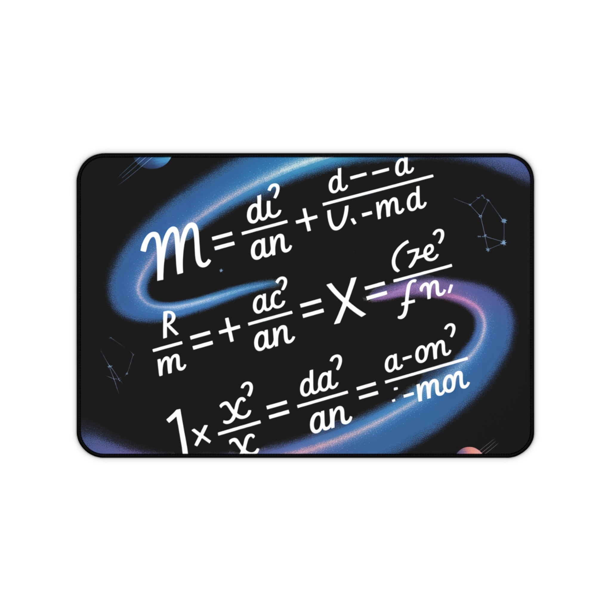 Space themed desk mat for students and astronomers