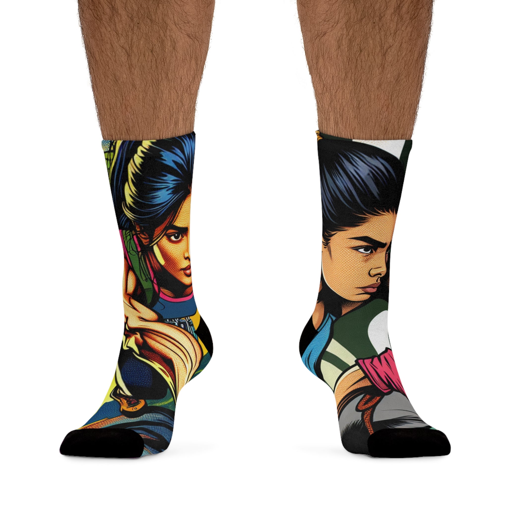 Socks: Eco-Friendly Asymetric Superhero Climber Socks