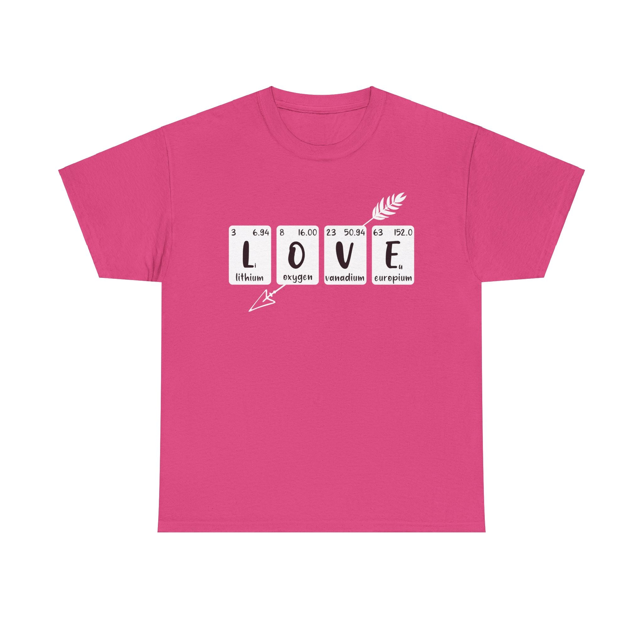 Unisex Heavy Cotton Tee - Love Elements Chemistry Shirt