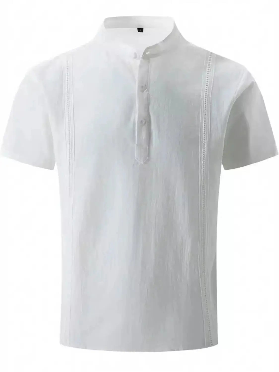 Men’s Big & Tall Casual Shirt – Button Trim, Short Sleeves