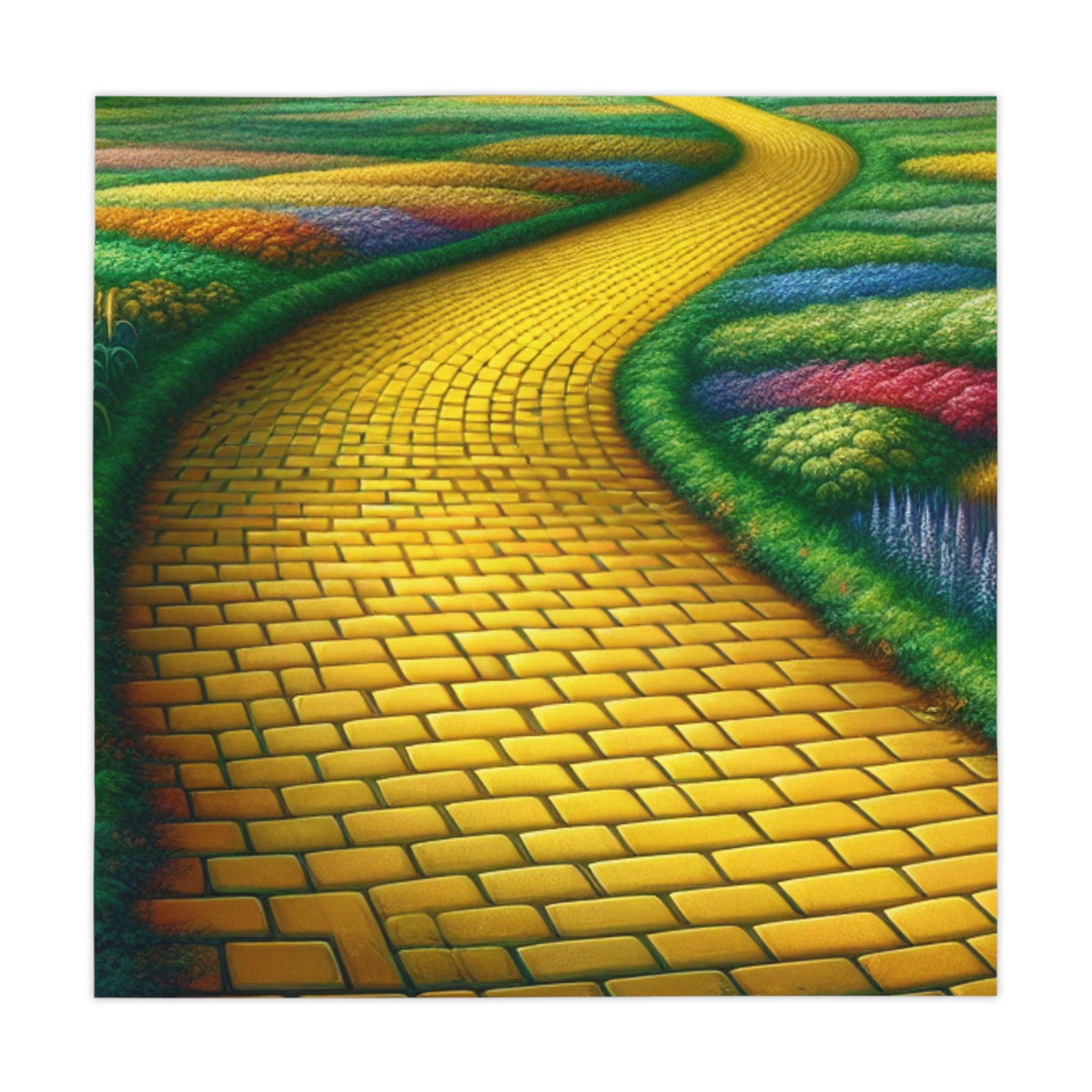 Tablecloth: Follow the Yellowbrick Road