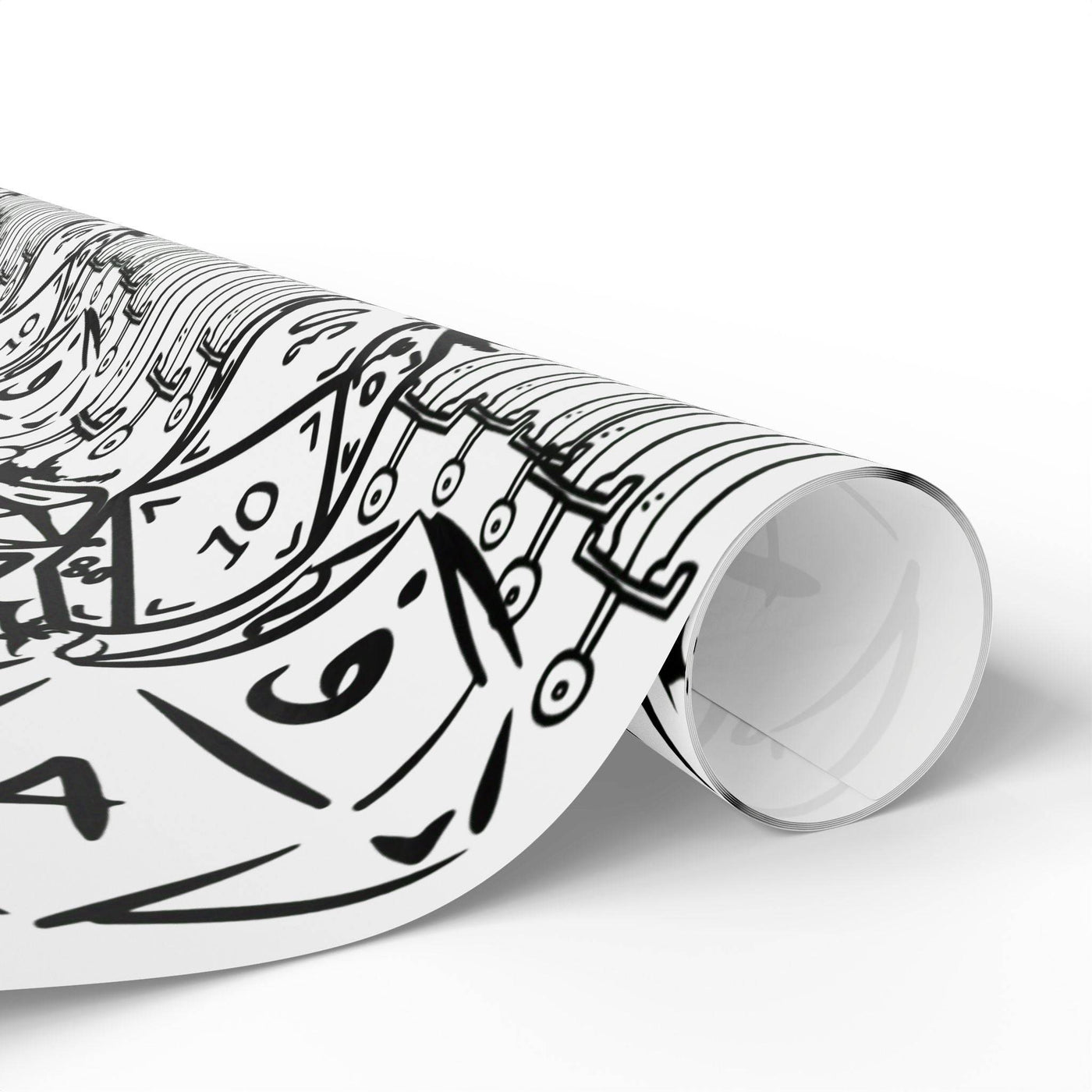 Artessorize Fantasy D&D Style Wrapping Paper | Gamer Gift Wrap