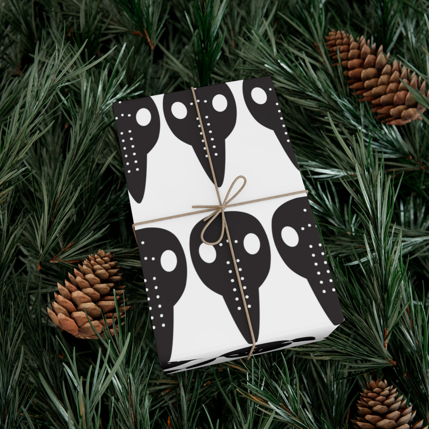 Wrapping Paper: Of Epidemic Proportions | Plague Mask