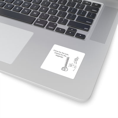 Sticker: Corny Medieval Romance Line| Square