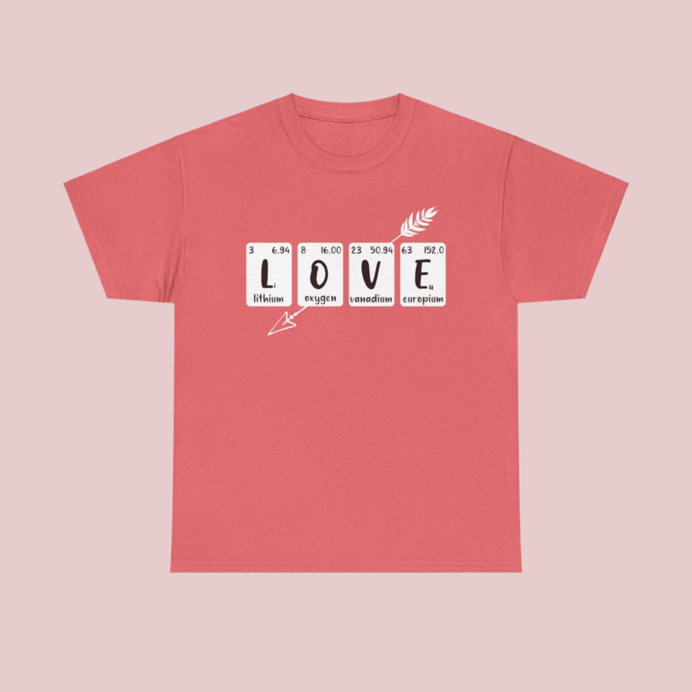 Unisex Heavy Cotton Tee - Love Elements Chemistry Shirt