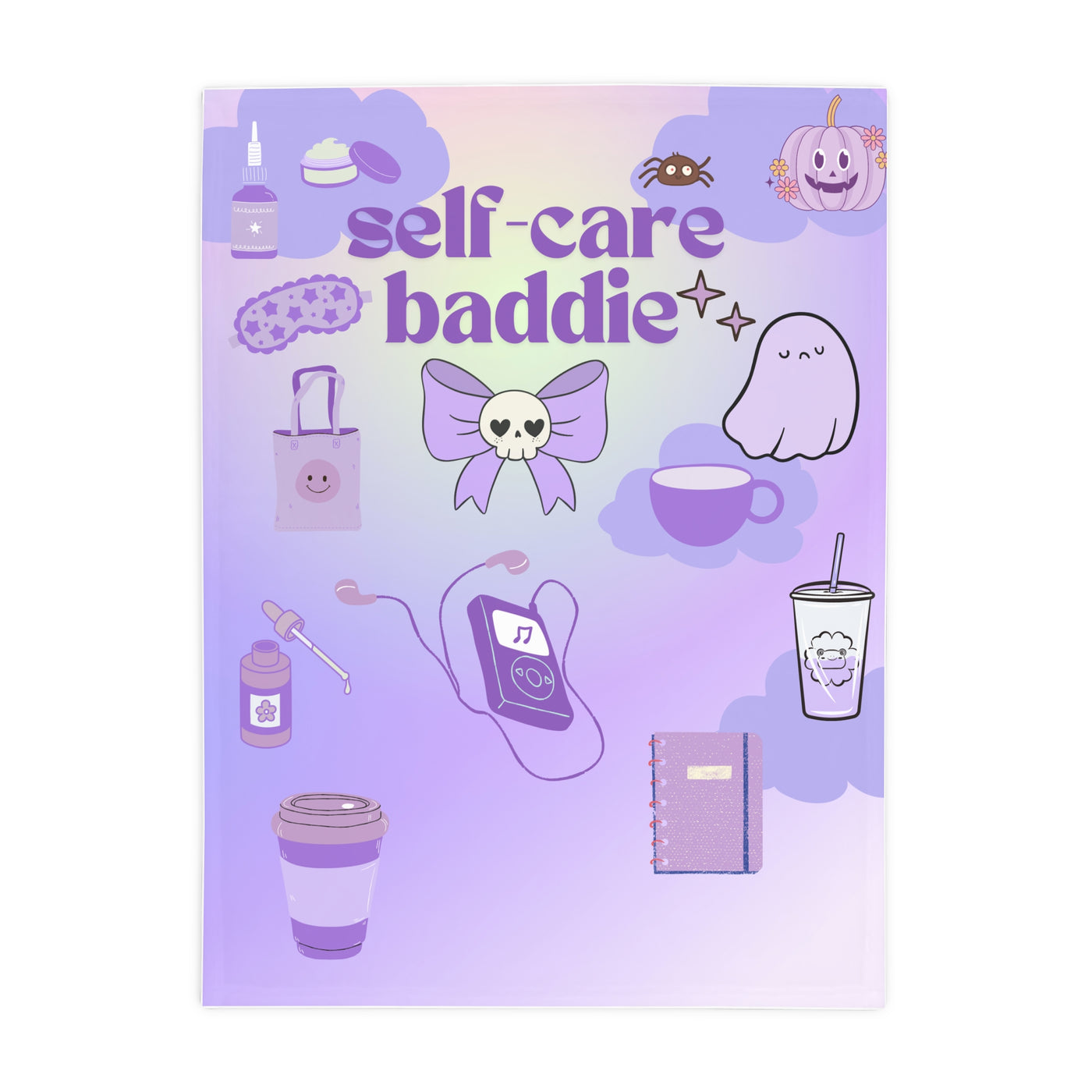 Blanket: Self-Care Baddie Plush Blanket