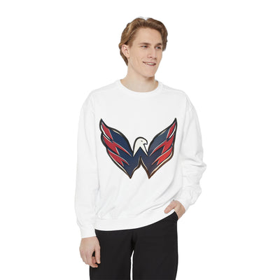 Sweatshirt: MTO Custom Handdrawn Sports Swestshirt Retro Eagle - CAPS Sample