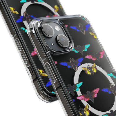 Phone Case: Magnetic Glow Moth Clear Impact Iphone Case