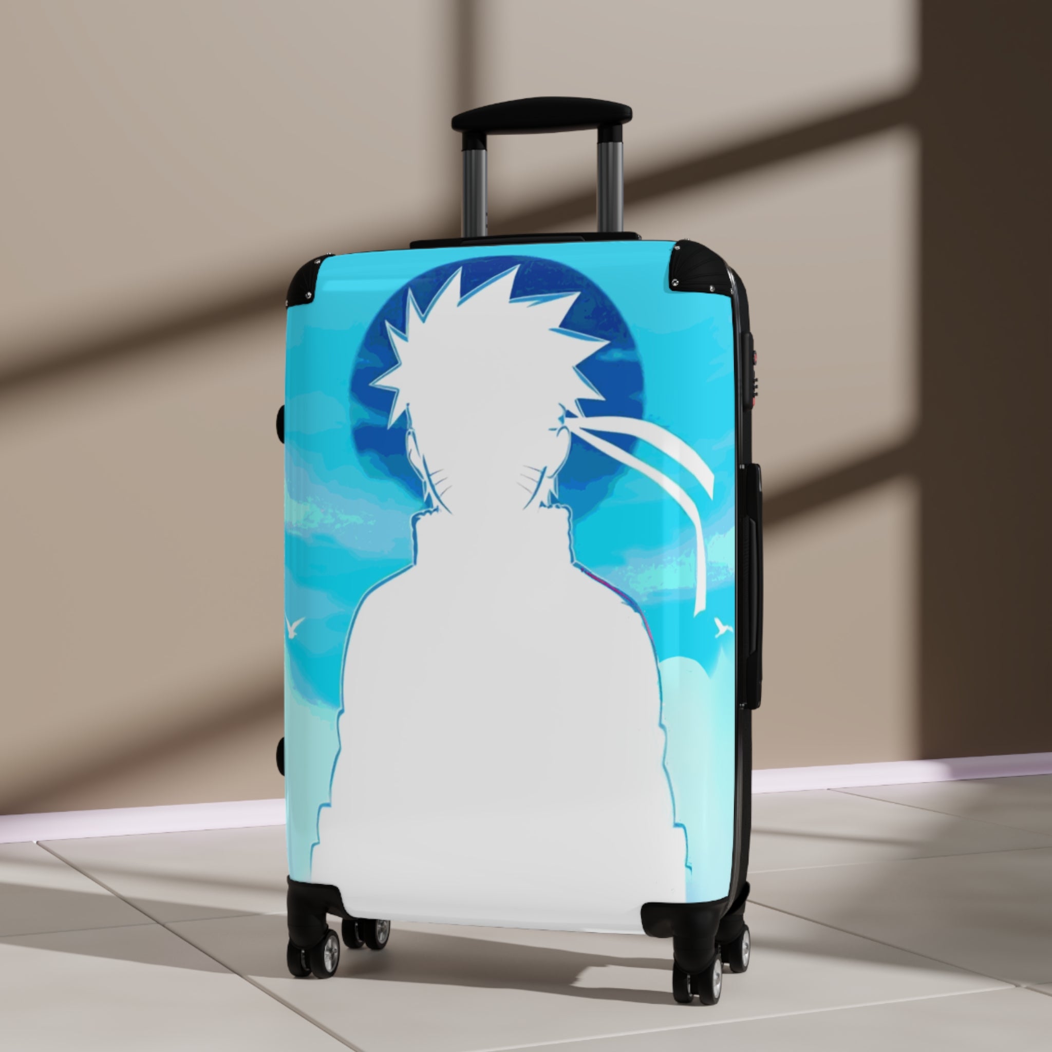 Suitcase: Anime-Inspired Suitcase, Travel Luggage, Stylish Travel Bag, Cosplay Accessories, Perfect for Holidays, Ideal for Anime Fans