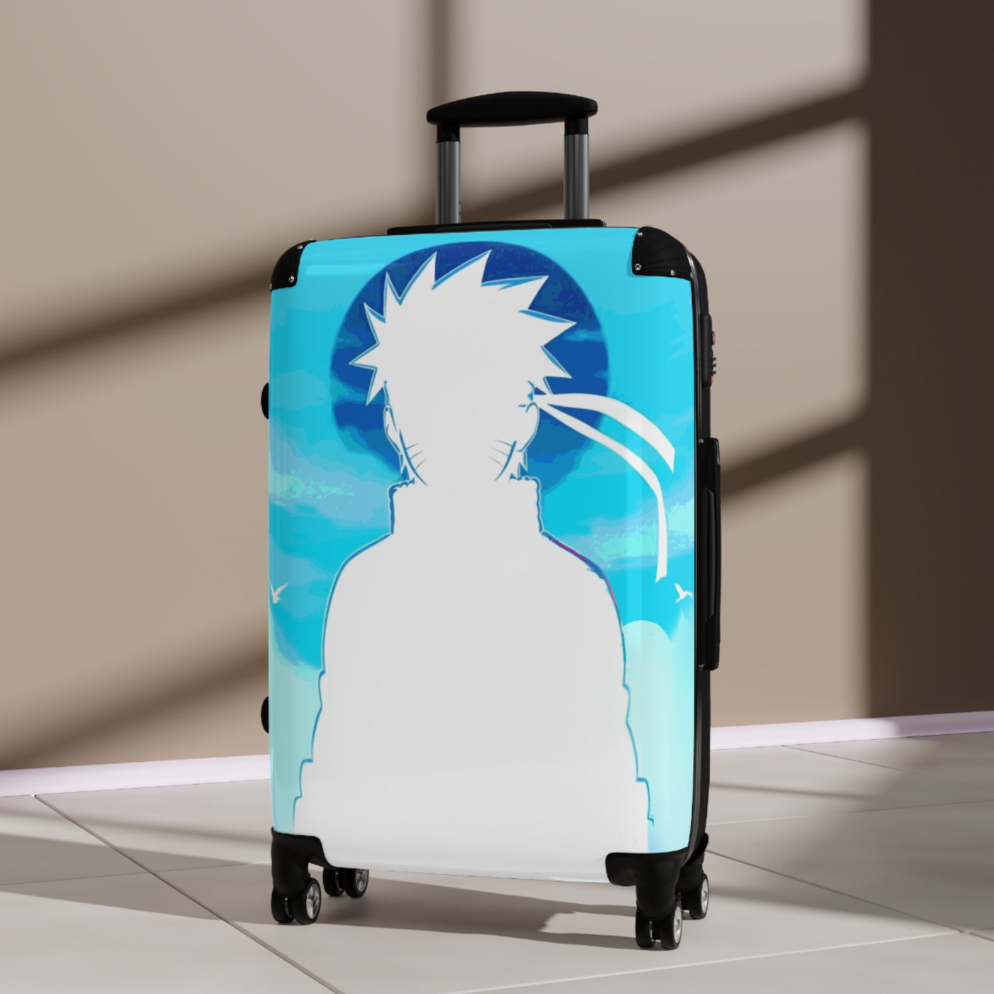 Suitcase: Anime-Inspired Suitcase, Travel Luggage, Stylish Travel Bag, Cosplay Accessories, Perfect for Holidays, Ideal for Anime Fans