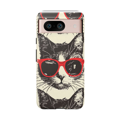 Phone Case: Sassy Cat Phone Case, Cute Cat Lovers Gift, Pet Lover Accessory, Fun Cat Phone Cover, Stylish Gadget Protection