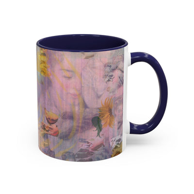 Mug: Fine Art Painterly mug | Blue and Yellow
