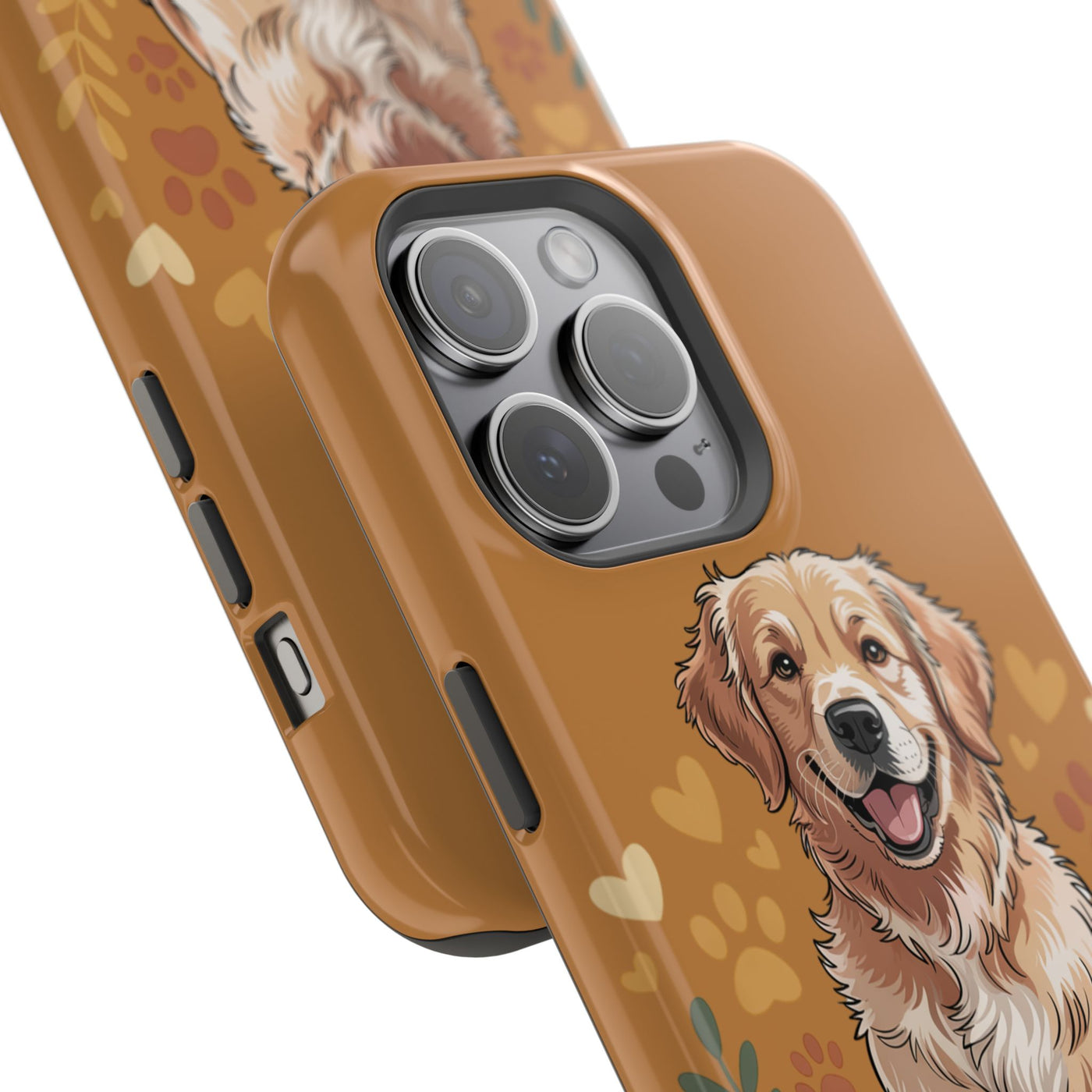 Dog Lover Magnetic Phone Case, Cute Pet Cases for iPhone, Dog-themed Phone Covers, Golden Retriever Case, Gifts for Dog Owners