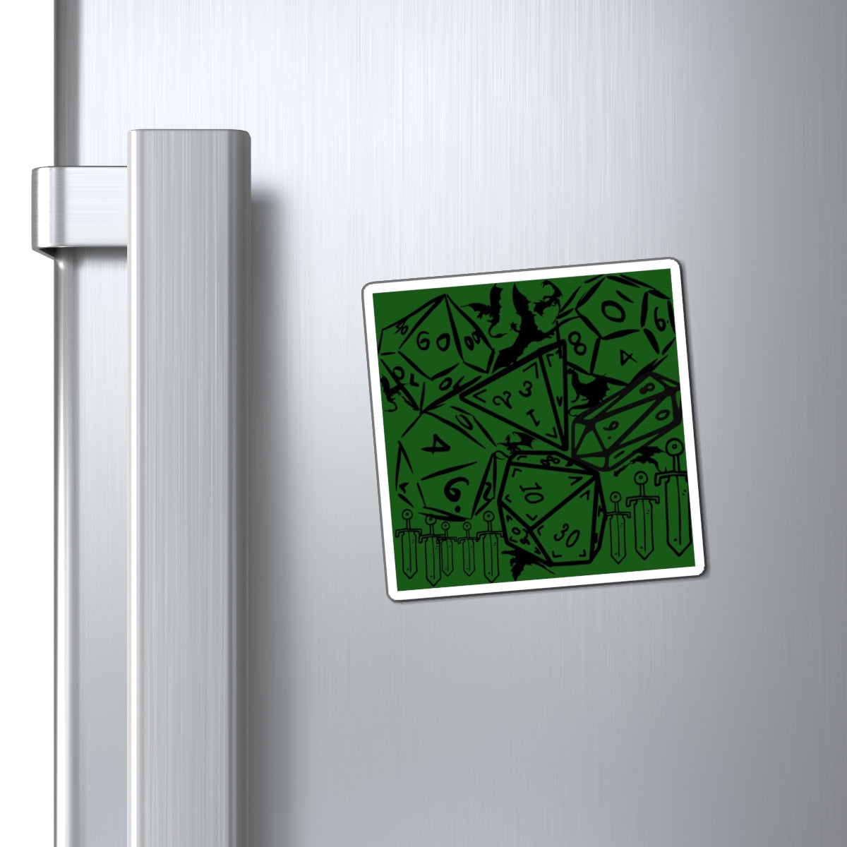 Magnets: Dungeons & Dragons Dice Design