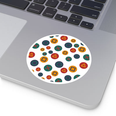 Stickers: Gamer Button Design | Round Style